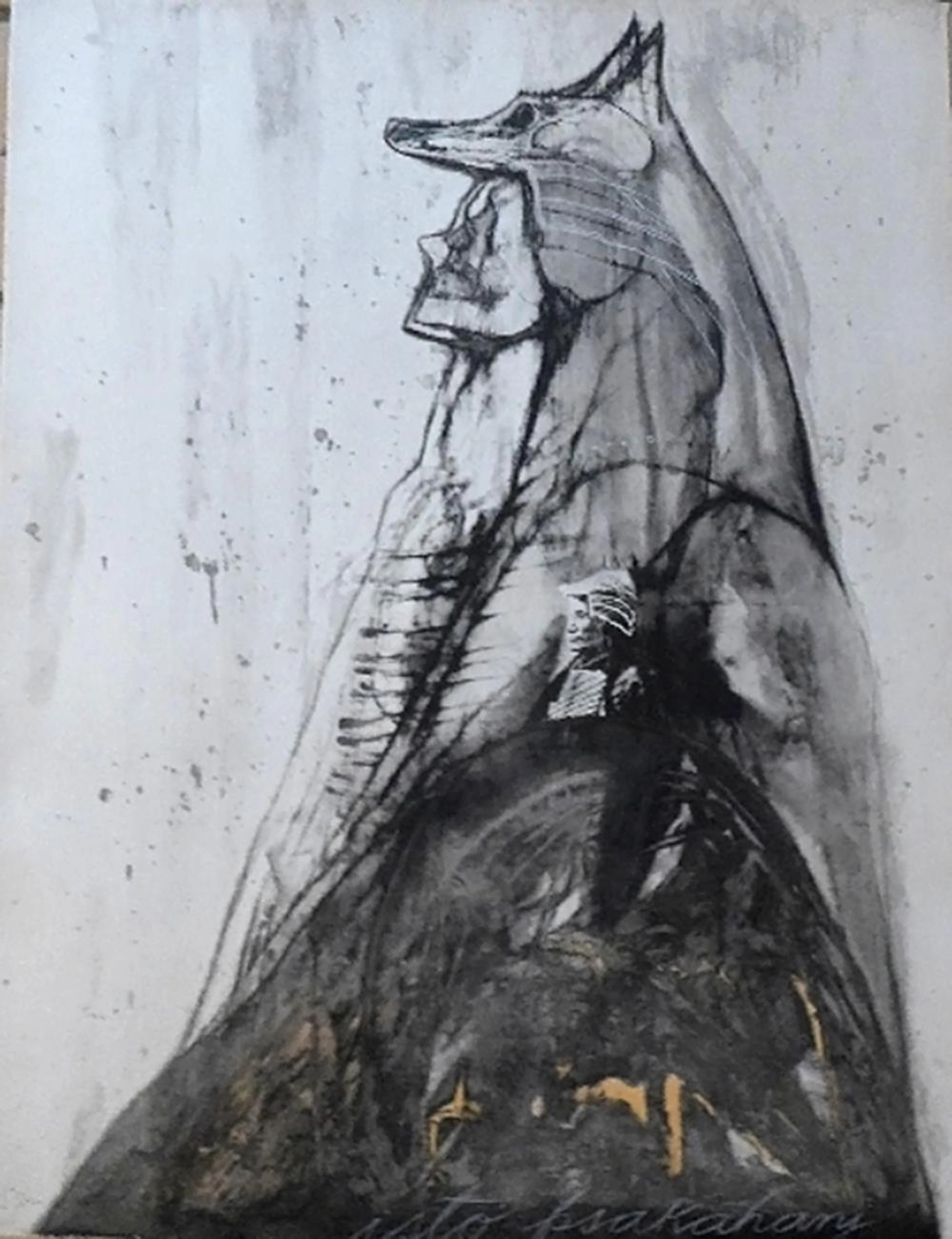 Jose Bedia - Isto psakahanj, 2008, etching