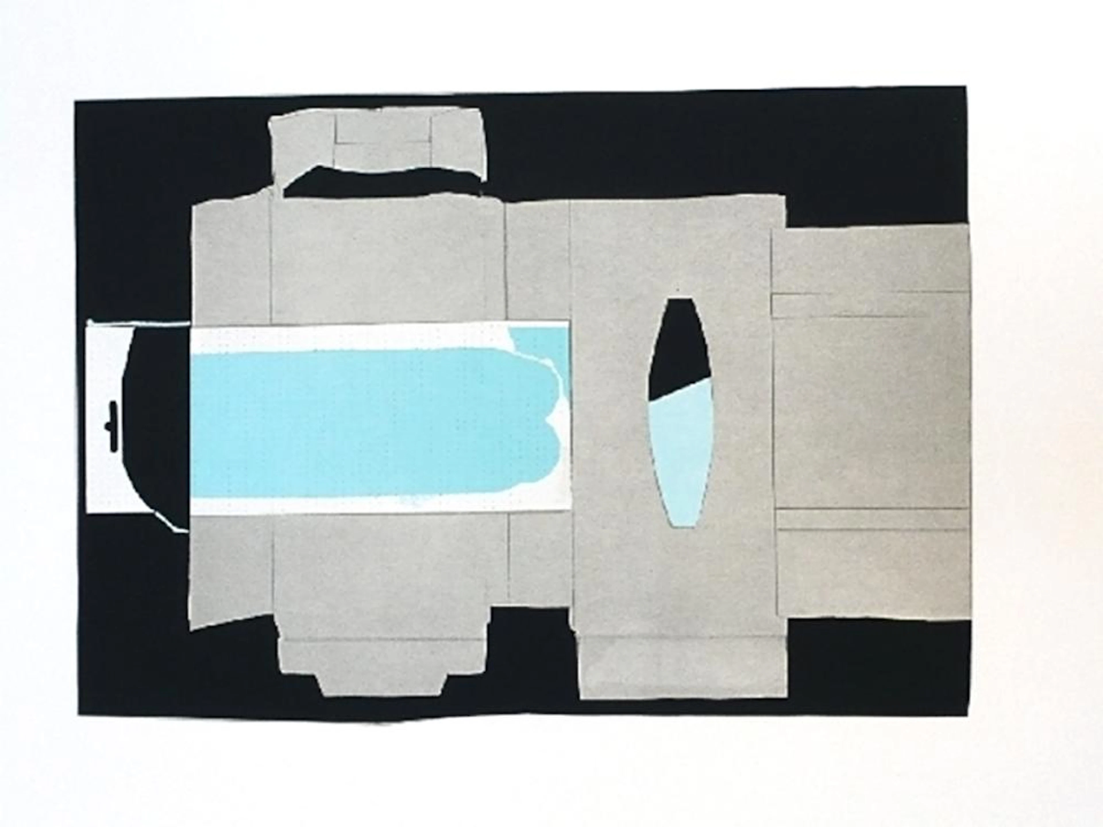 Fernando Garcia Ponce - Composition 2, 1978, lithograph