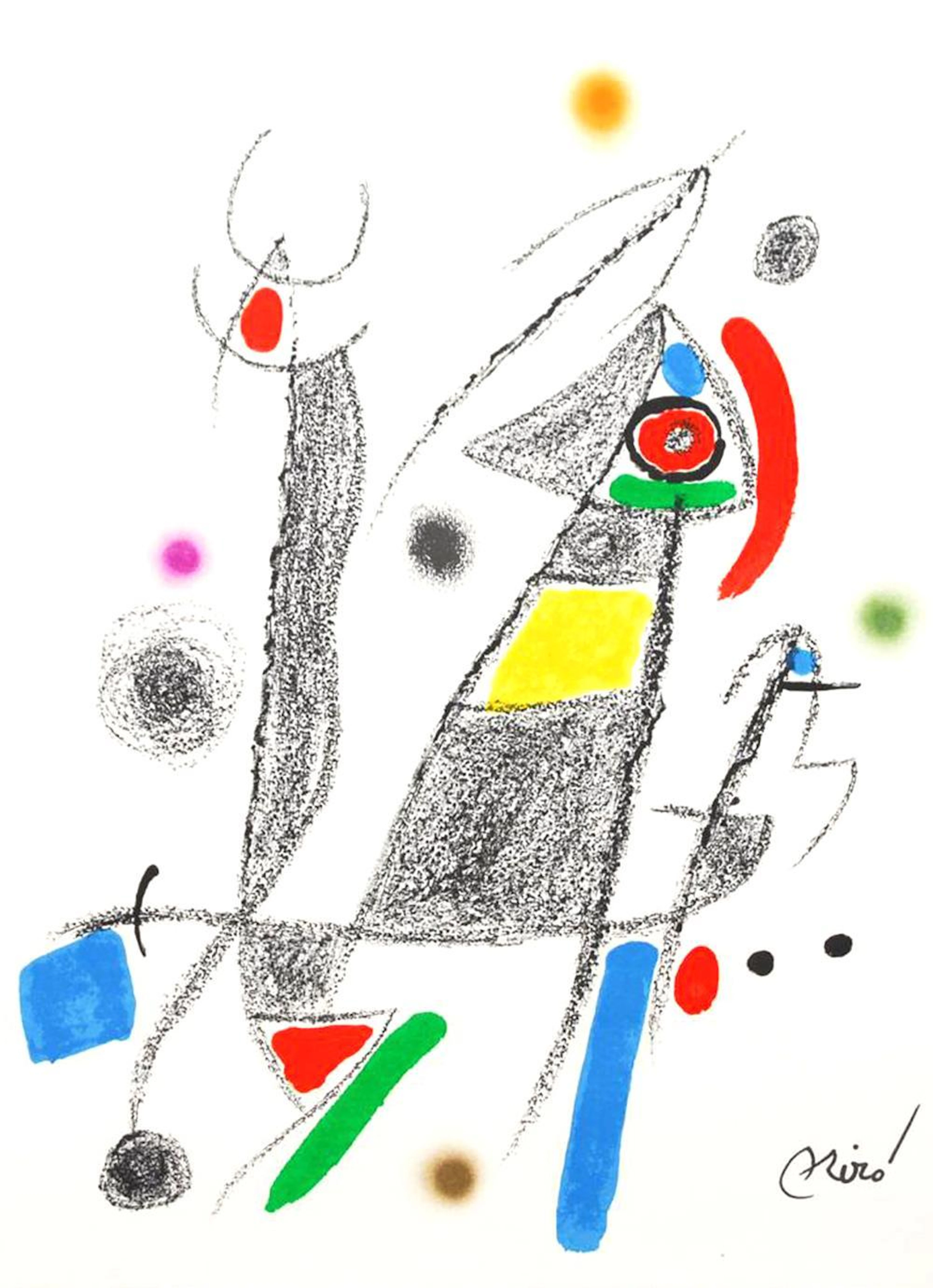 Joan Miro - Maravillas con variaciones acrosticas 6, 1975, lithograph