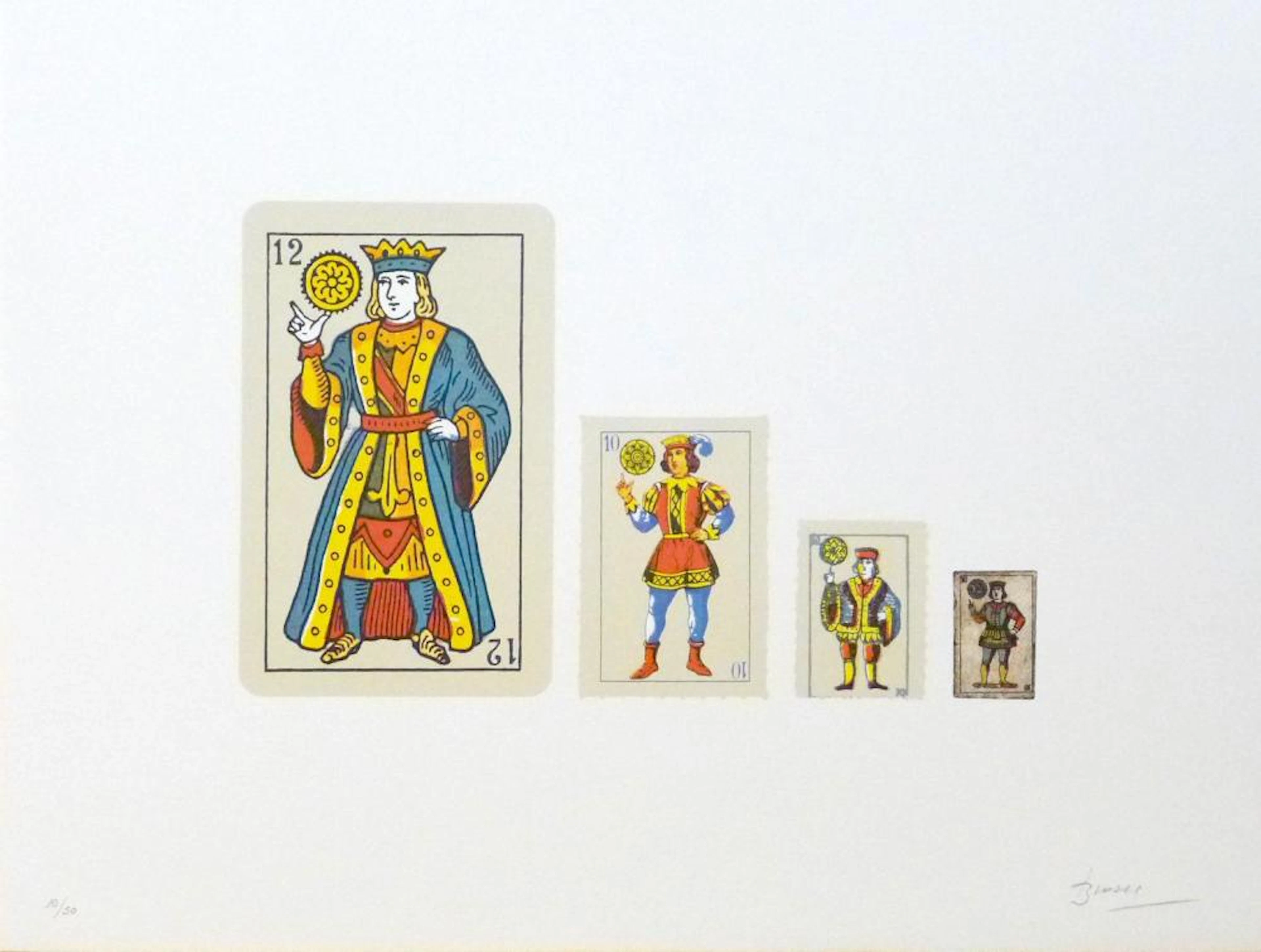 Joan Brossa - Familia, 1989, lithograph