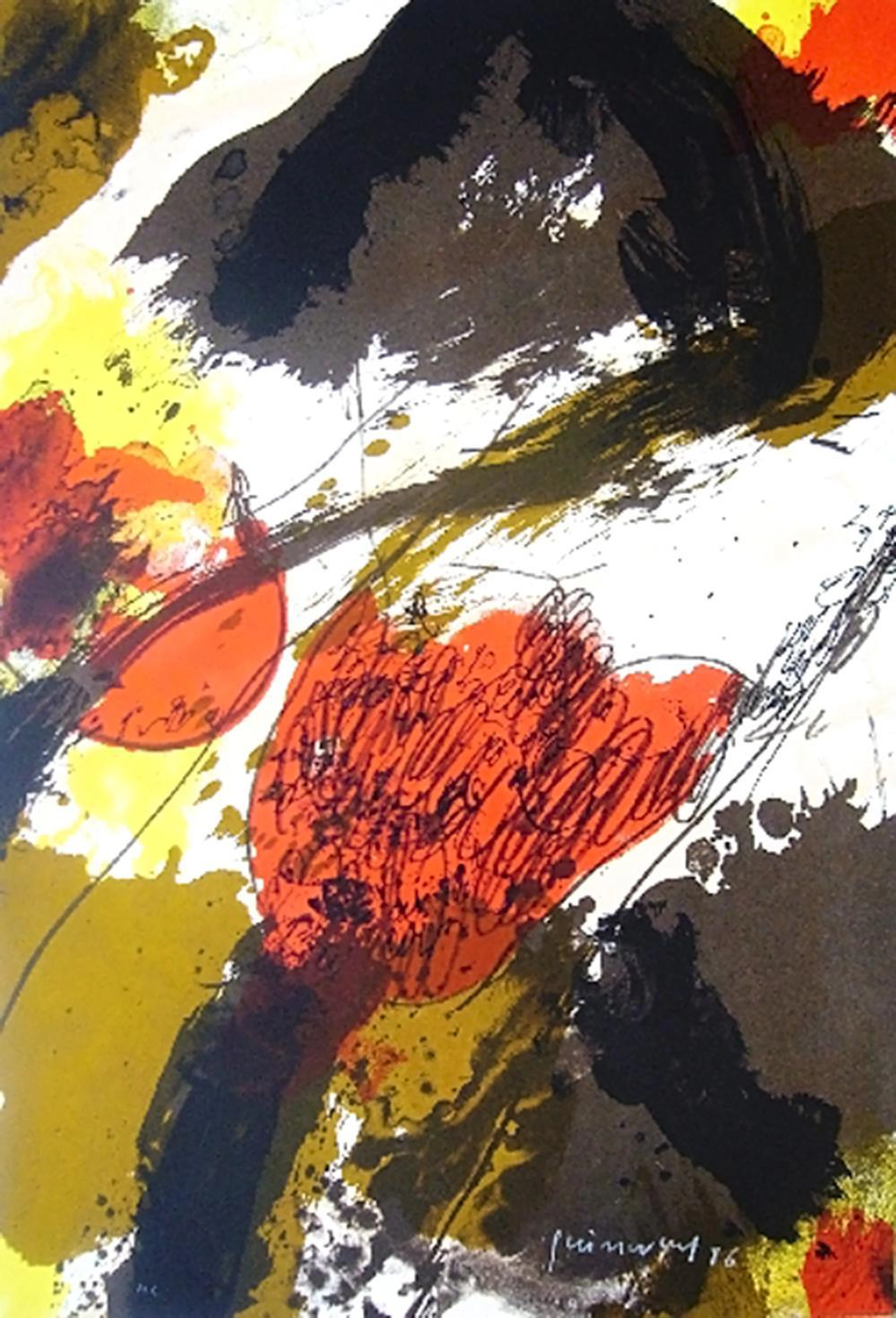 Josep Guinovart - Untitled, 1986, lithograph