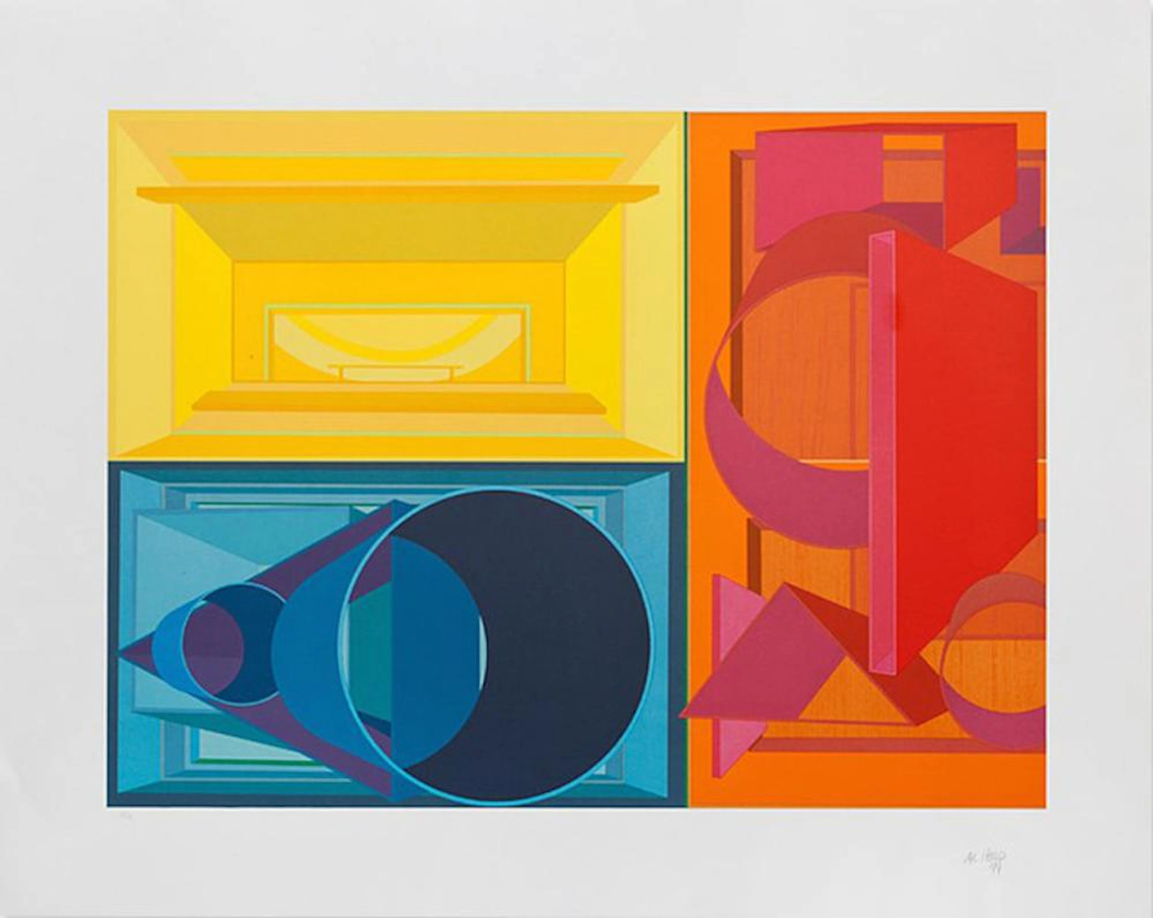 Al Held - Jewel of Dalmatia, 1991, lithograph