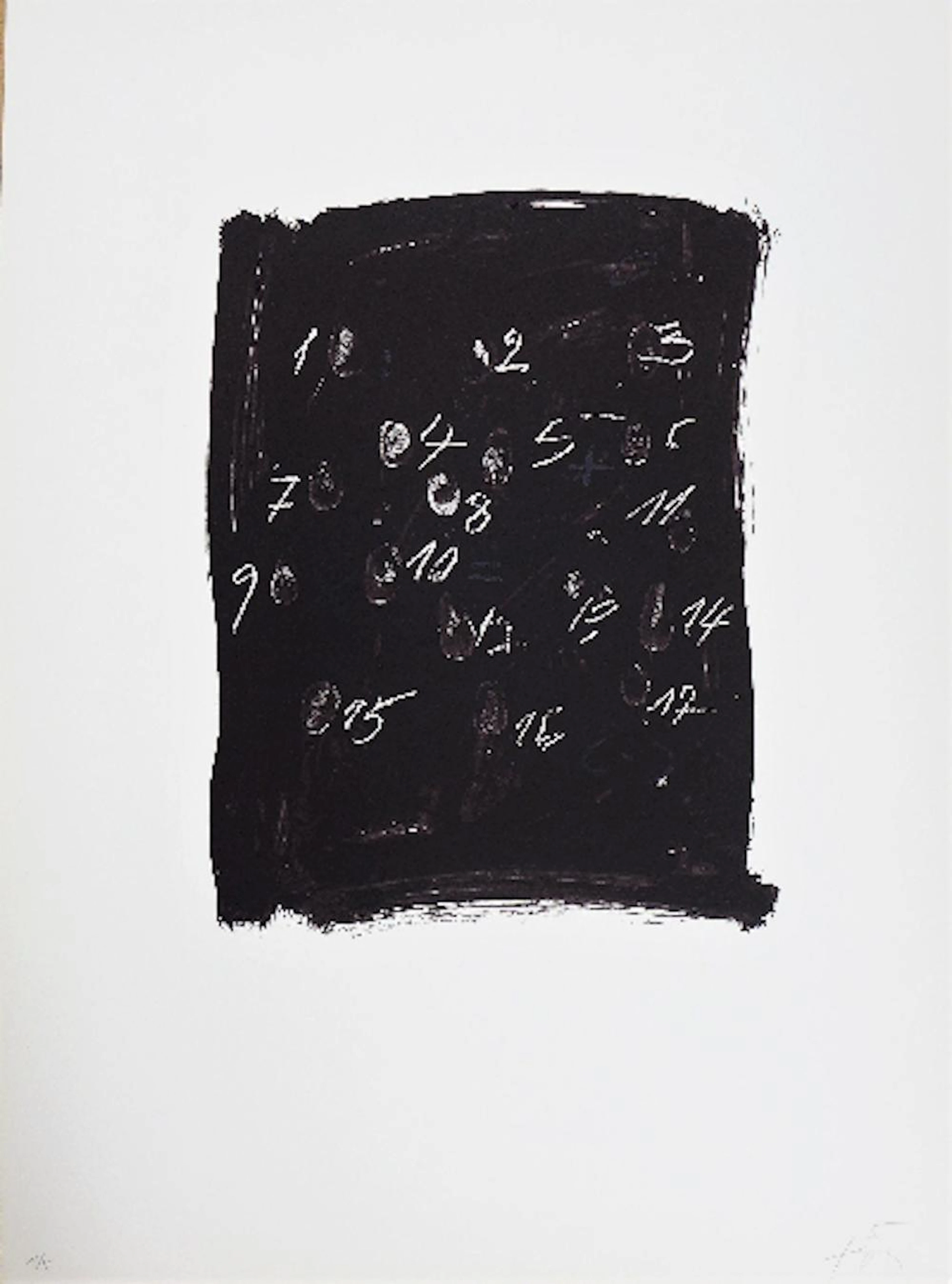 Antoni Tàpies - Llambrec 3, 1975, lithograph