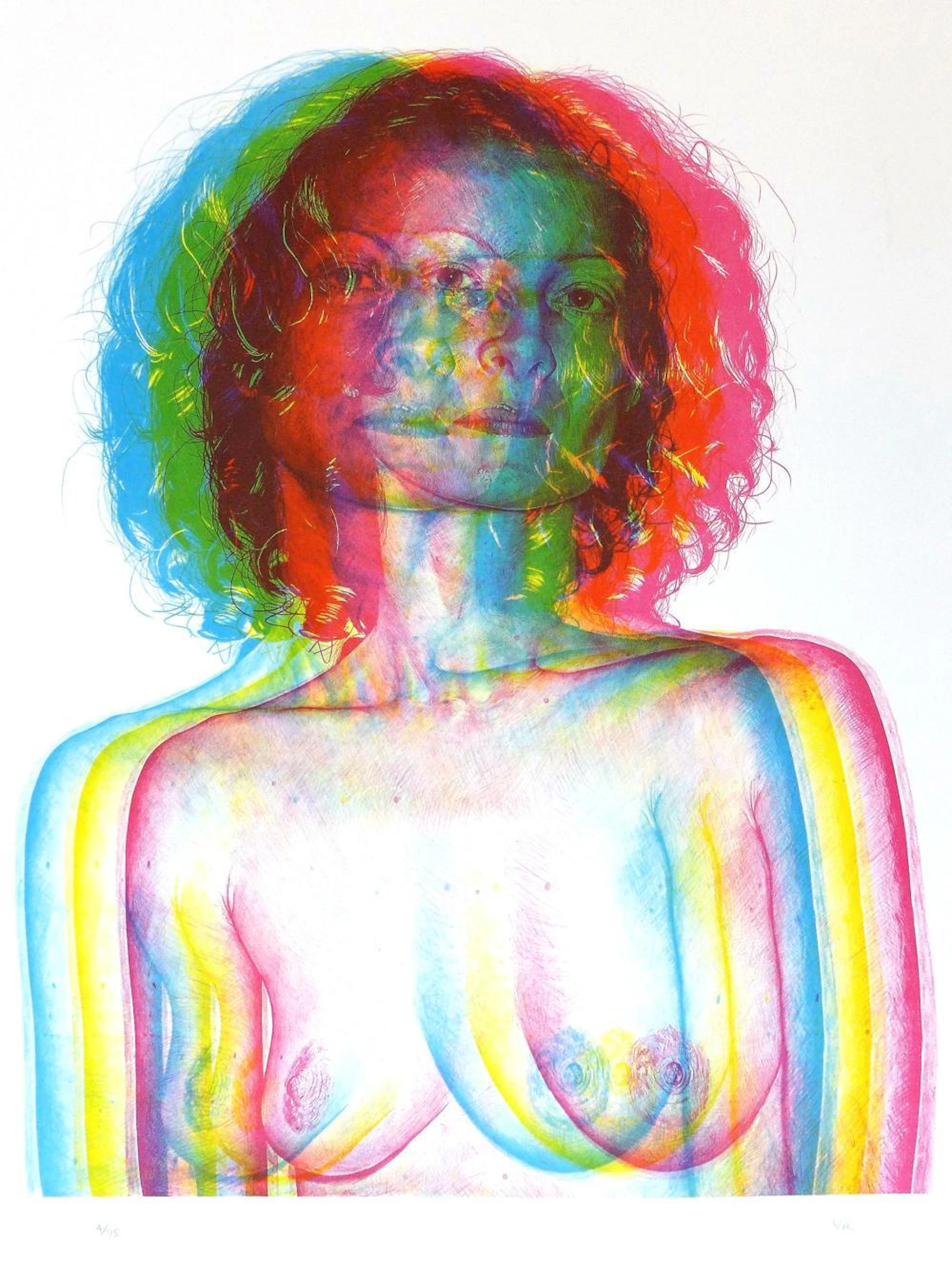 Victor Rodriguez - White 1, 2006, lithograph