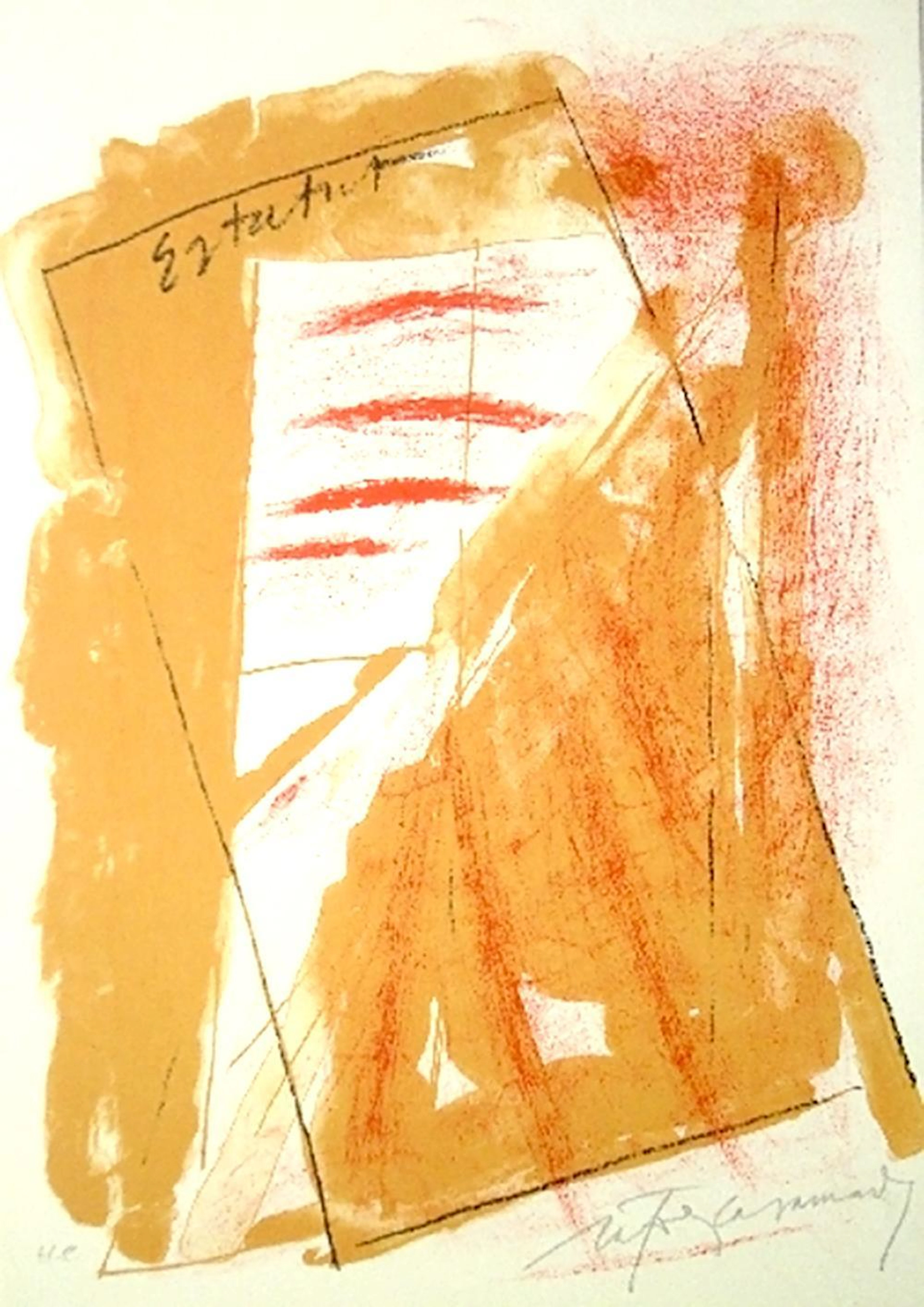 Alberto Rafols Casamada - Untitled, 1990, lithograph