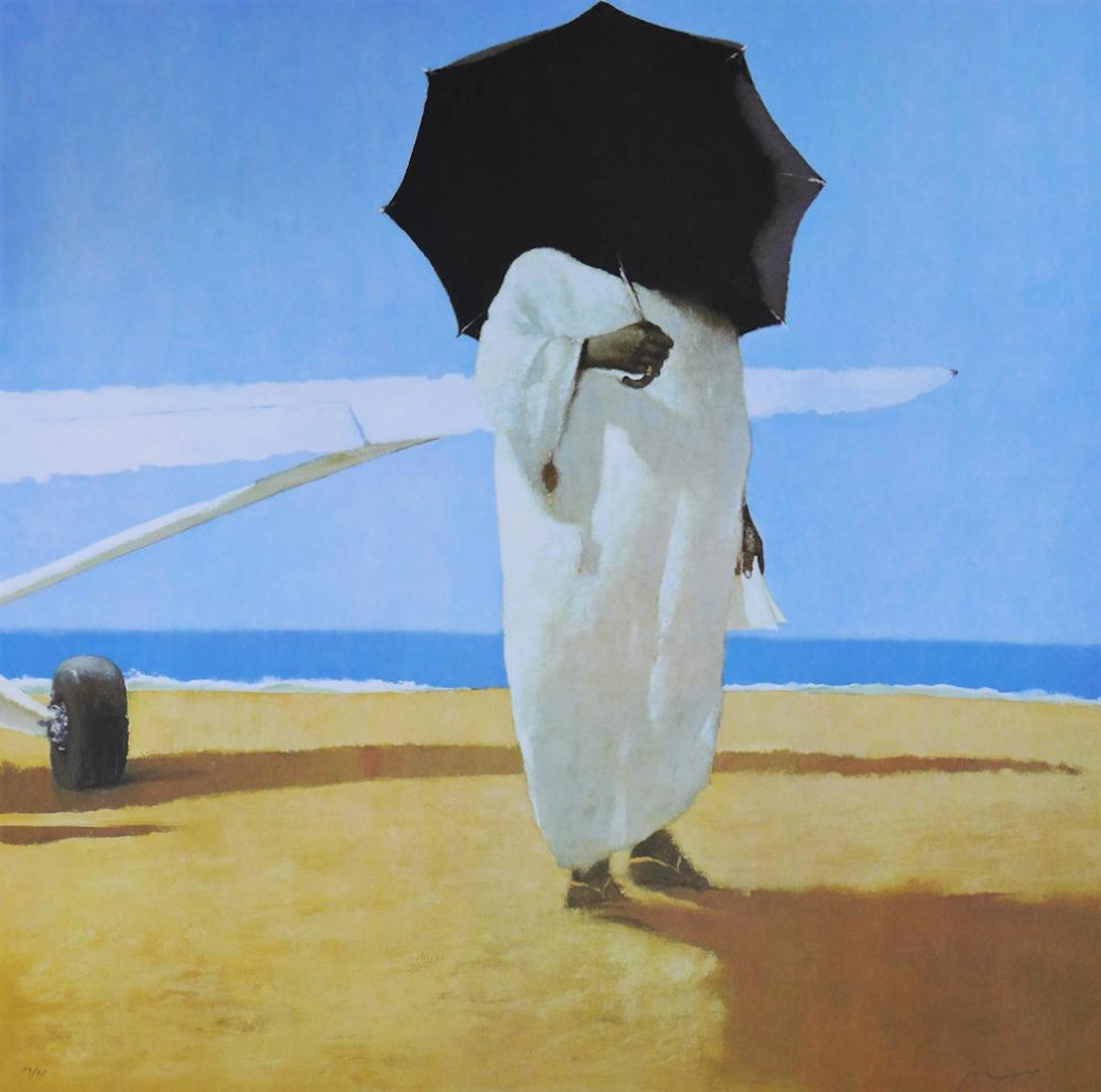 Julio Larraz - The Poet King, 2007, lithograph