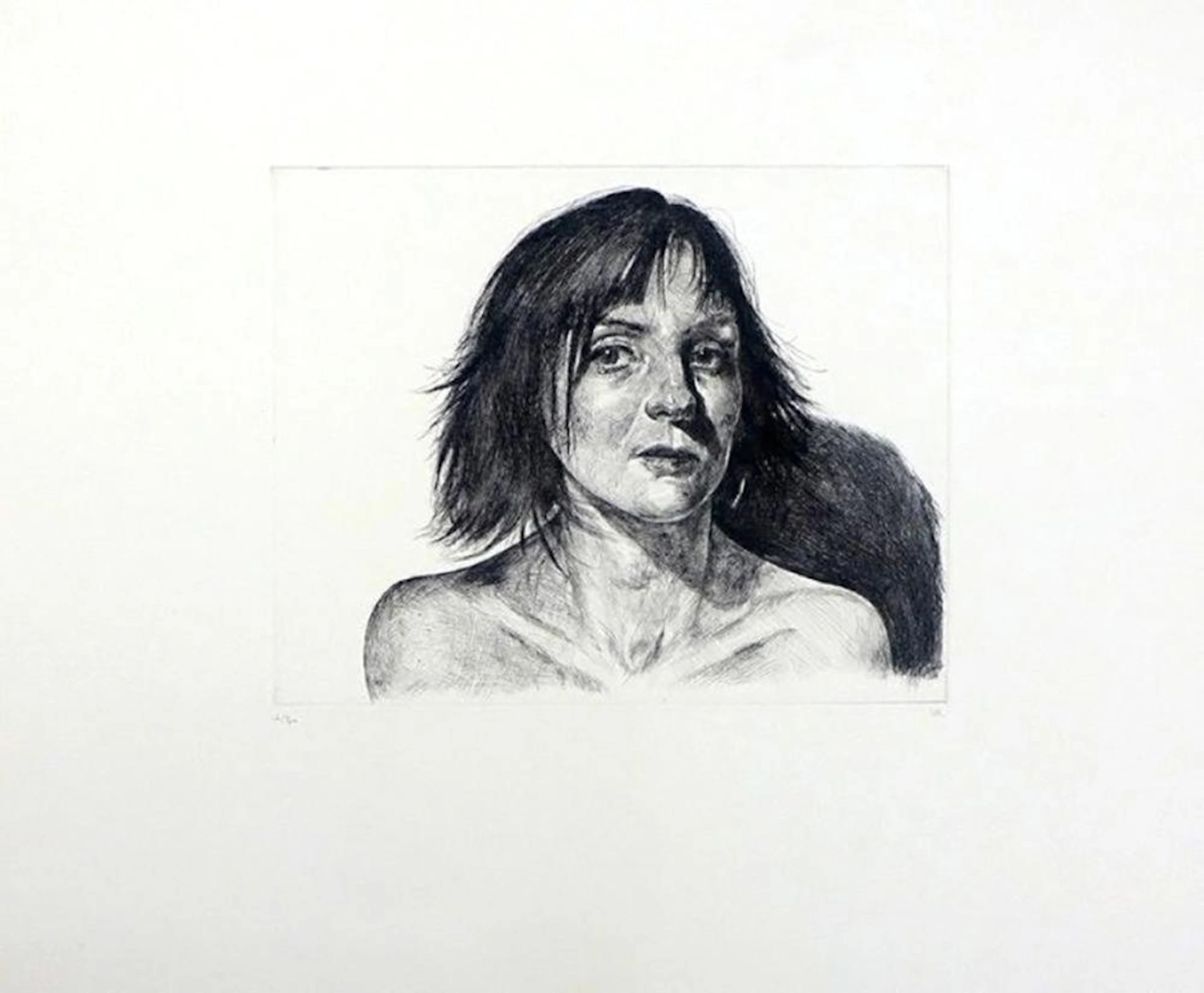 Victor Rodriguez - Small Velvet Water, 2006, etching