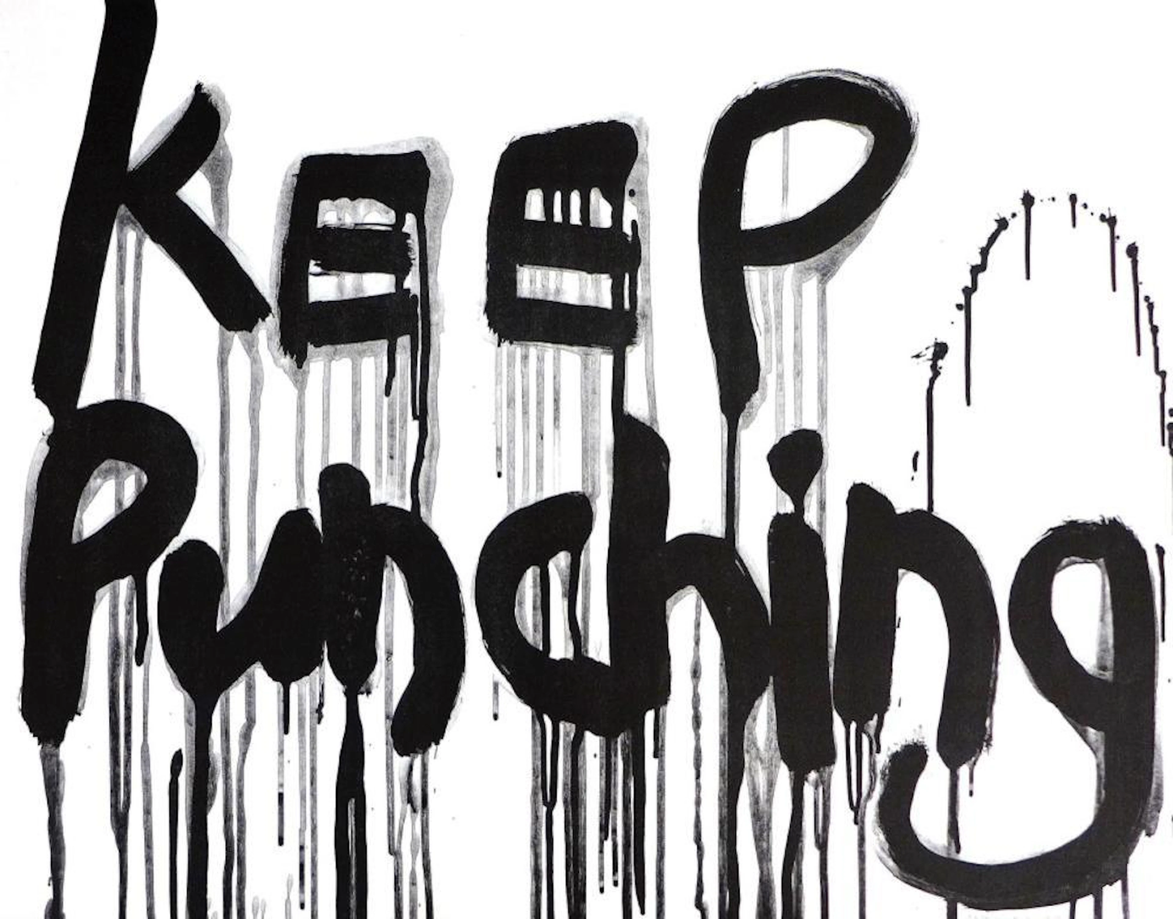 Larry Clark - Keep Punching, 2017, lithograph