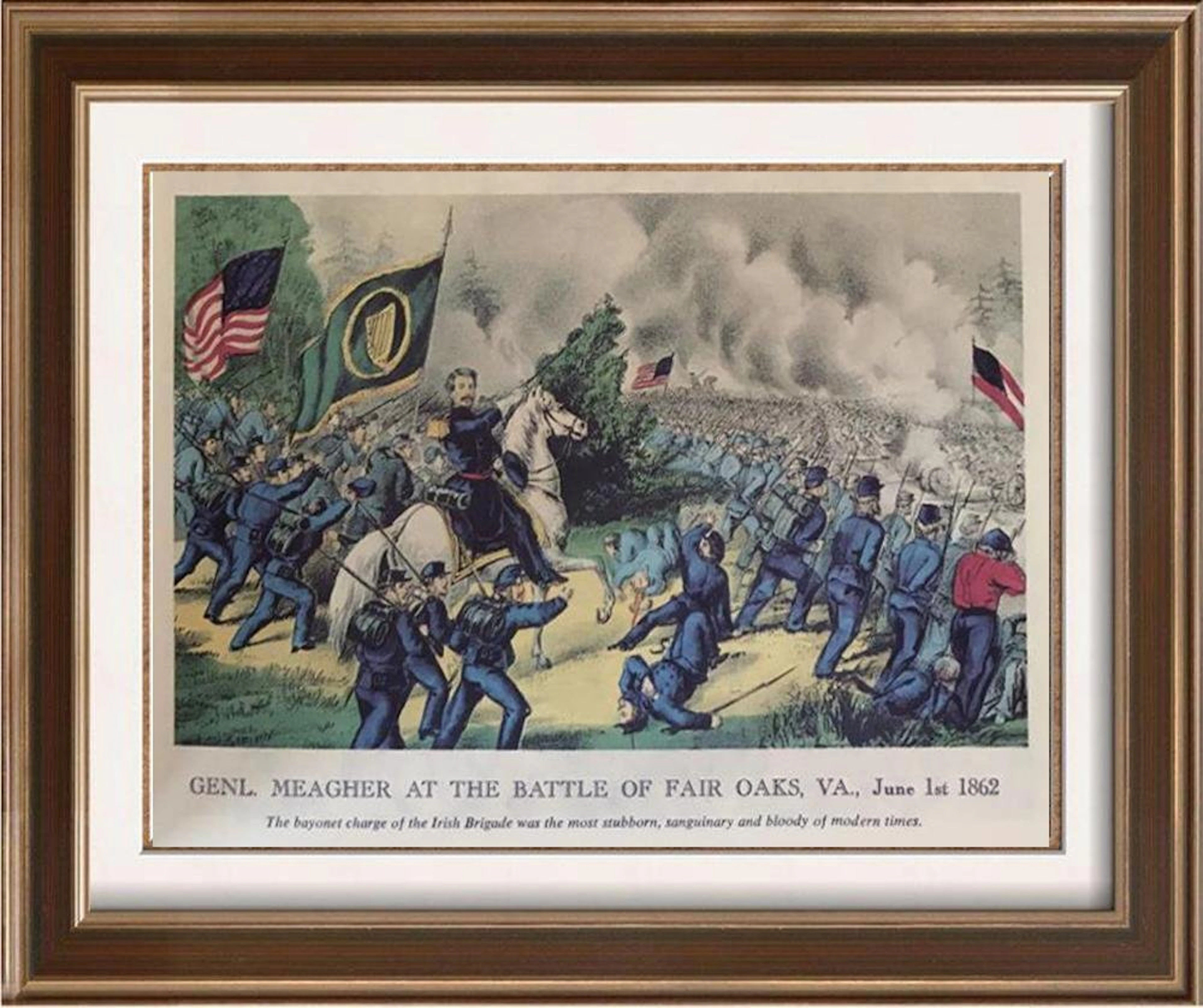 Civil War: General Meagher At The Battle Of Fair Oaks