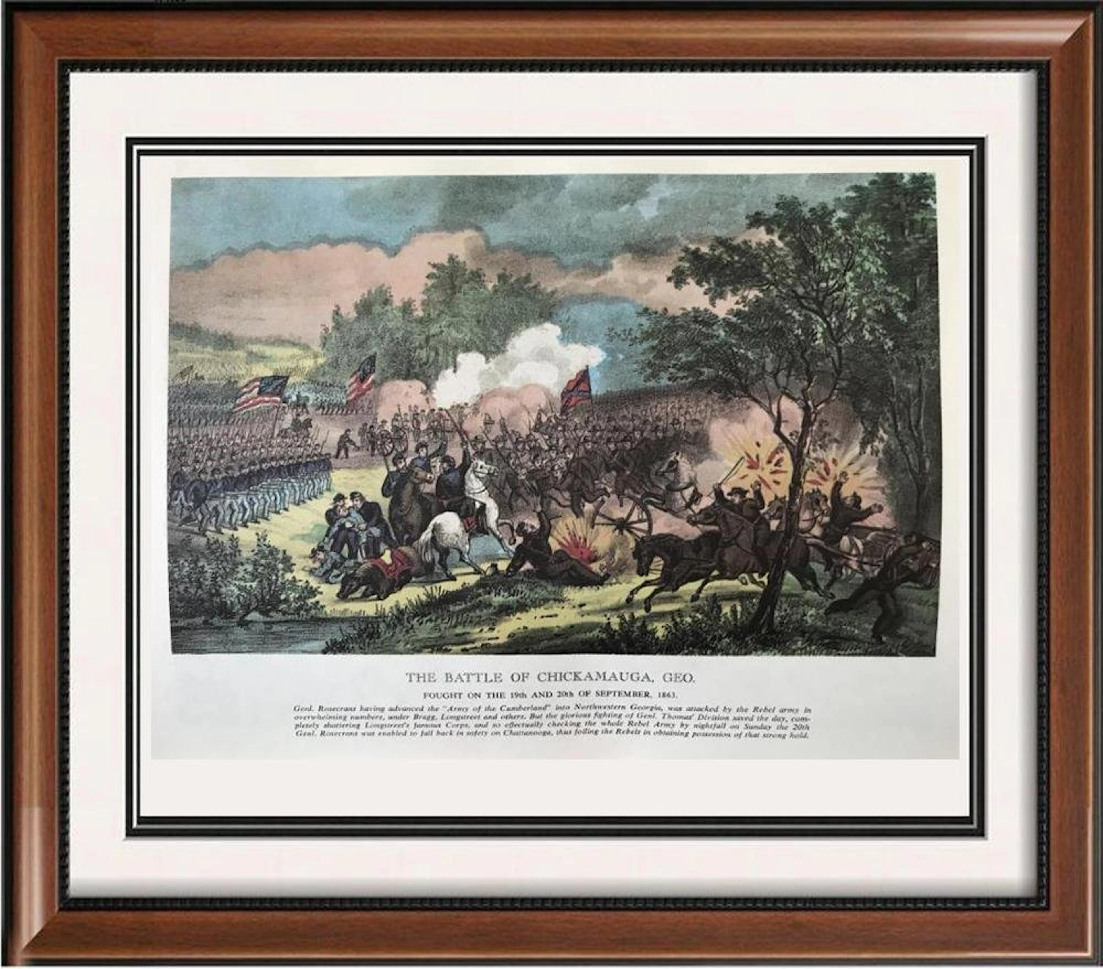 Civil War: The Battle Of Chickamauga Georgia September