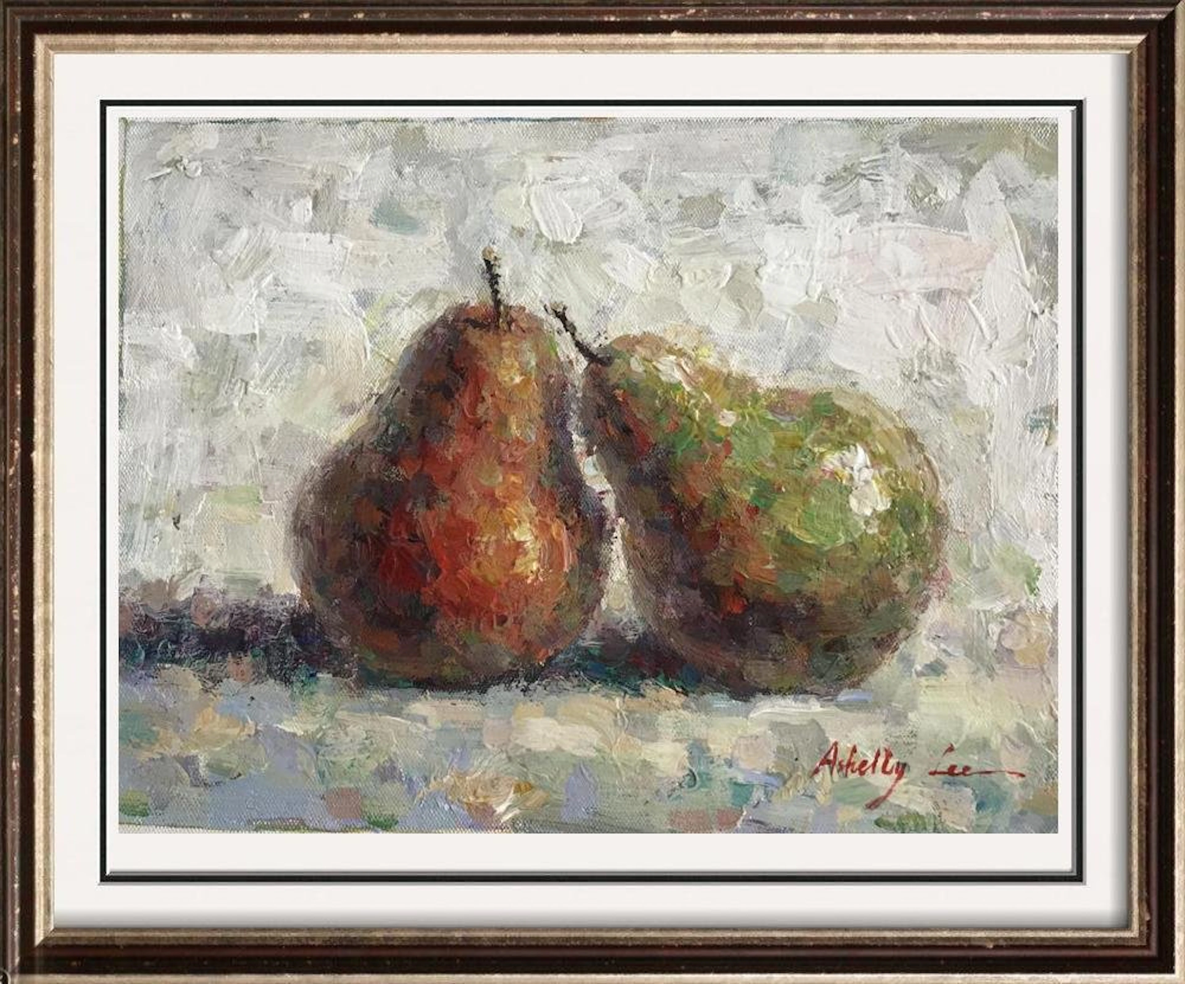 Canvas Pair of Pears Heavy Textured Painting