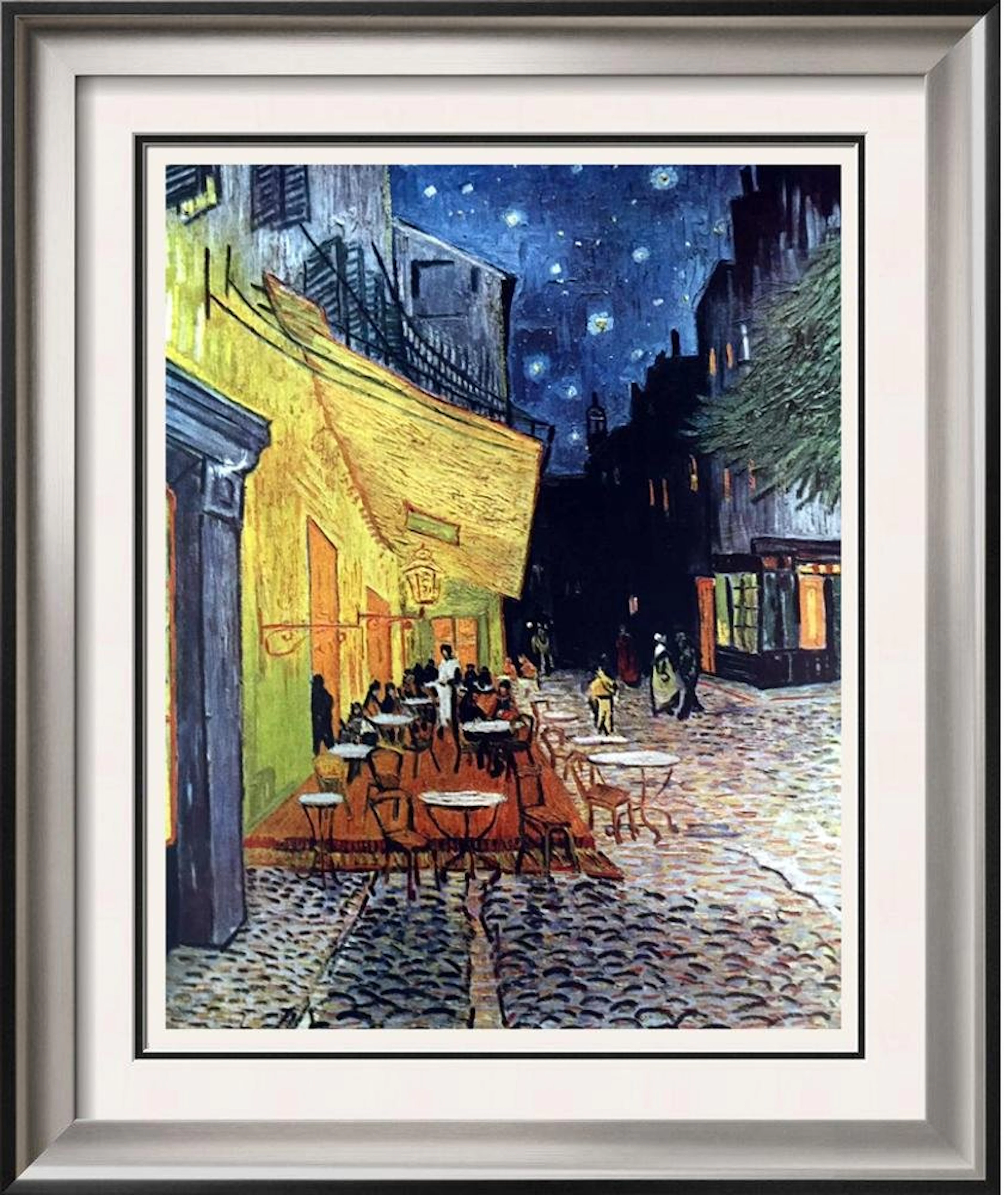 Vincent Van Gogh Sidewalk Café at Night c.1888 Fine Art