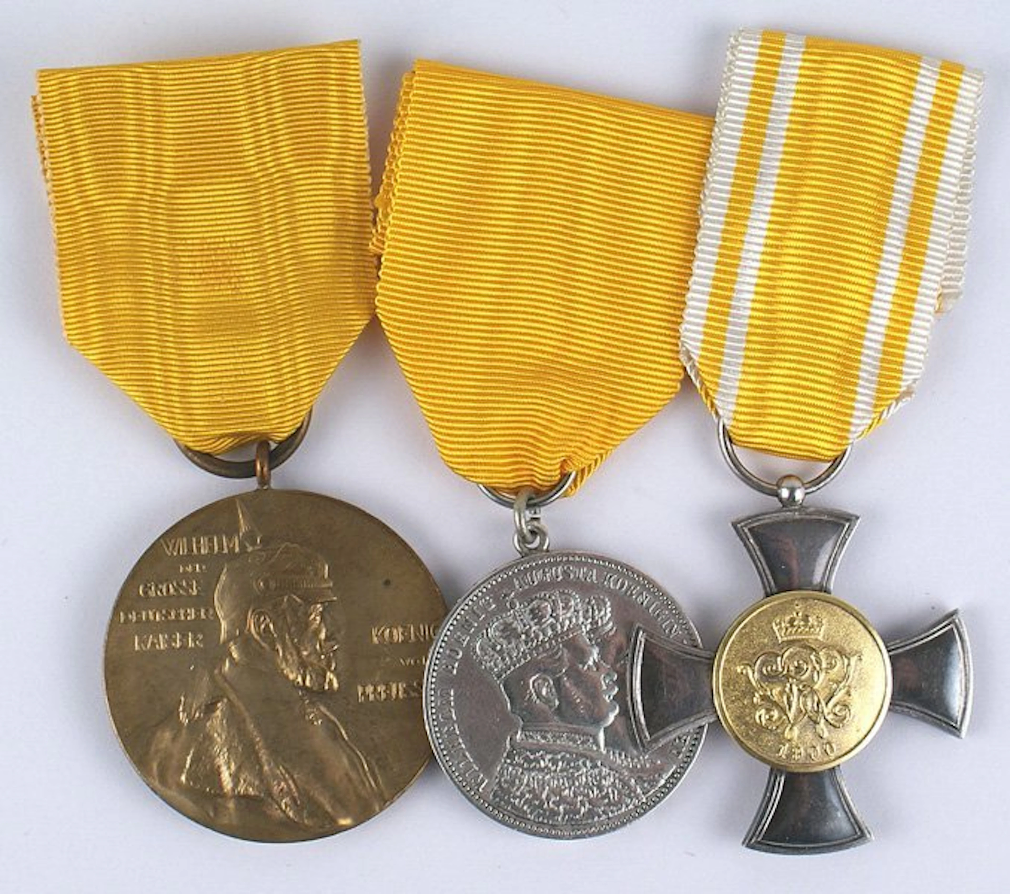 Imperial Prussian lot of 3 Military Medals