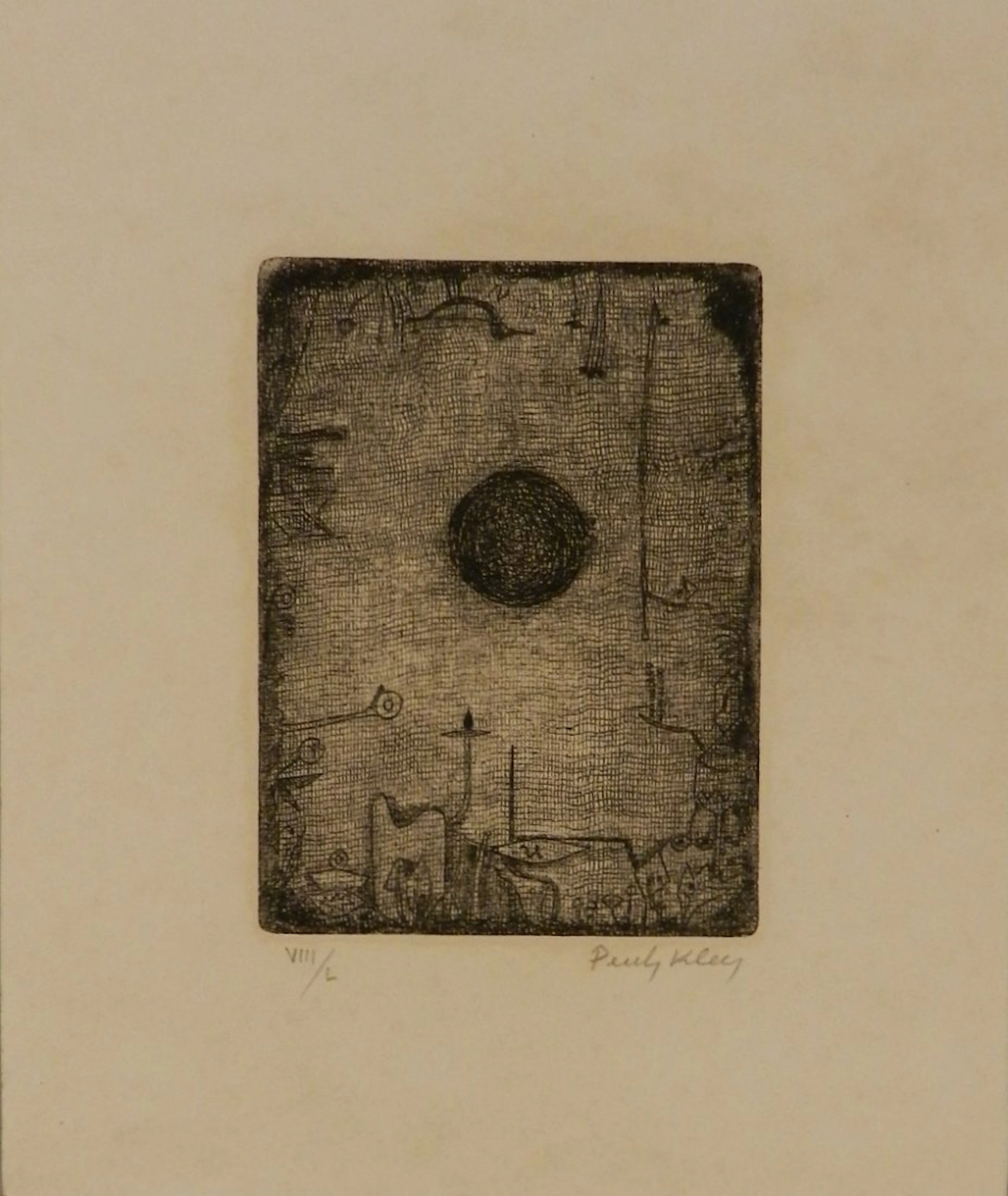 Paul Klee Hand Signed & Numbered Etching