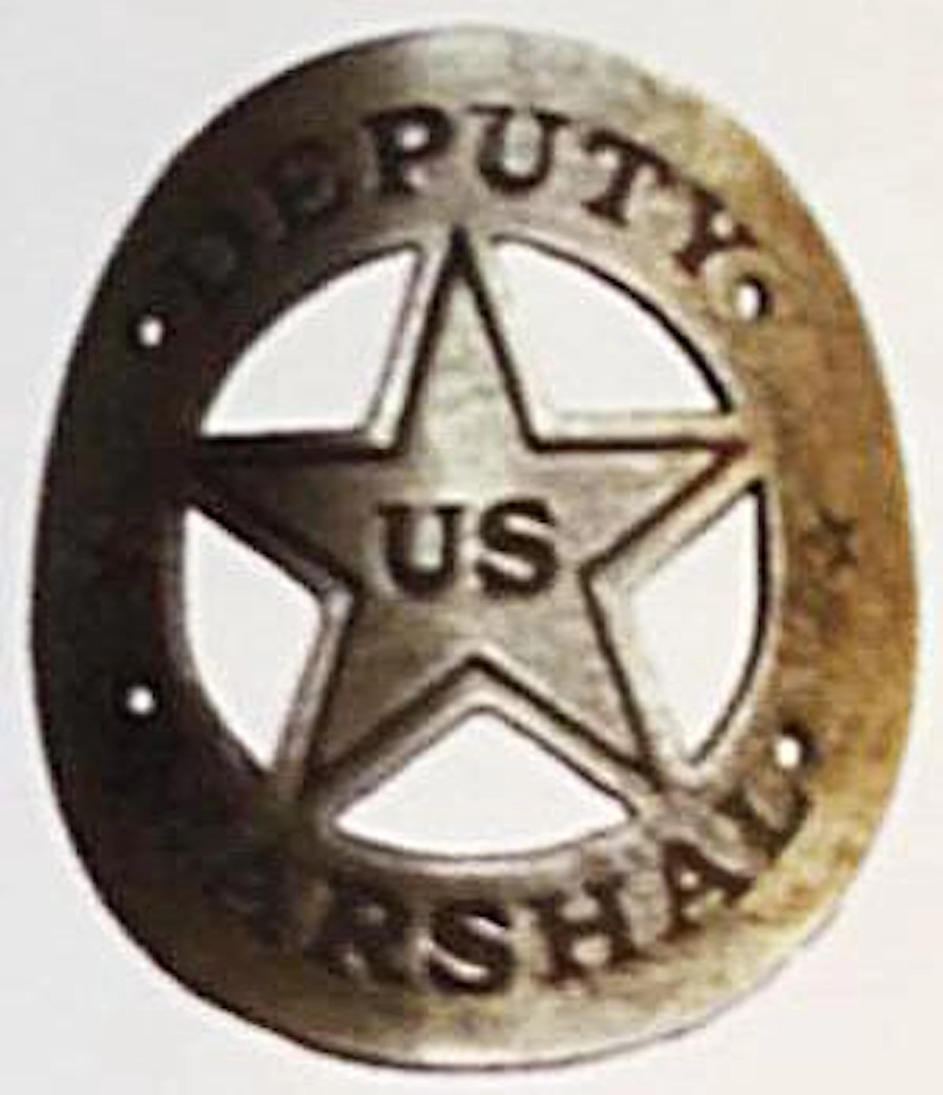 Deputy us marshal gun butt tag