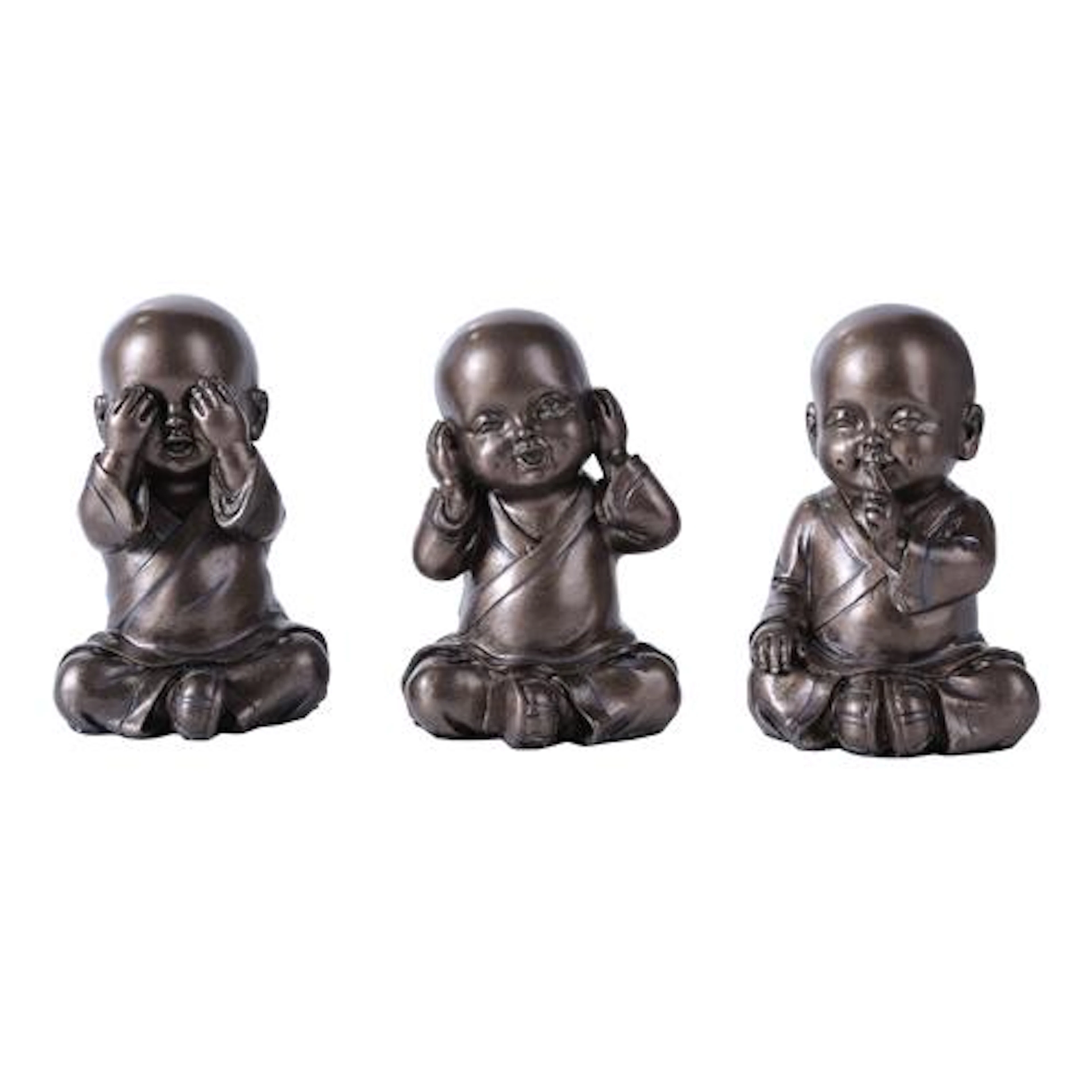 No evil monks set of 3