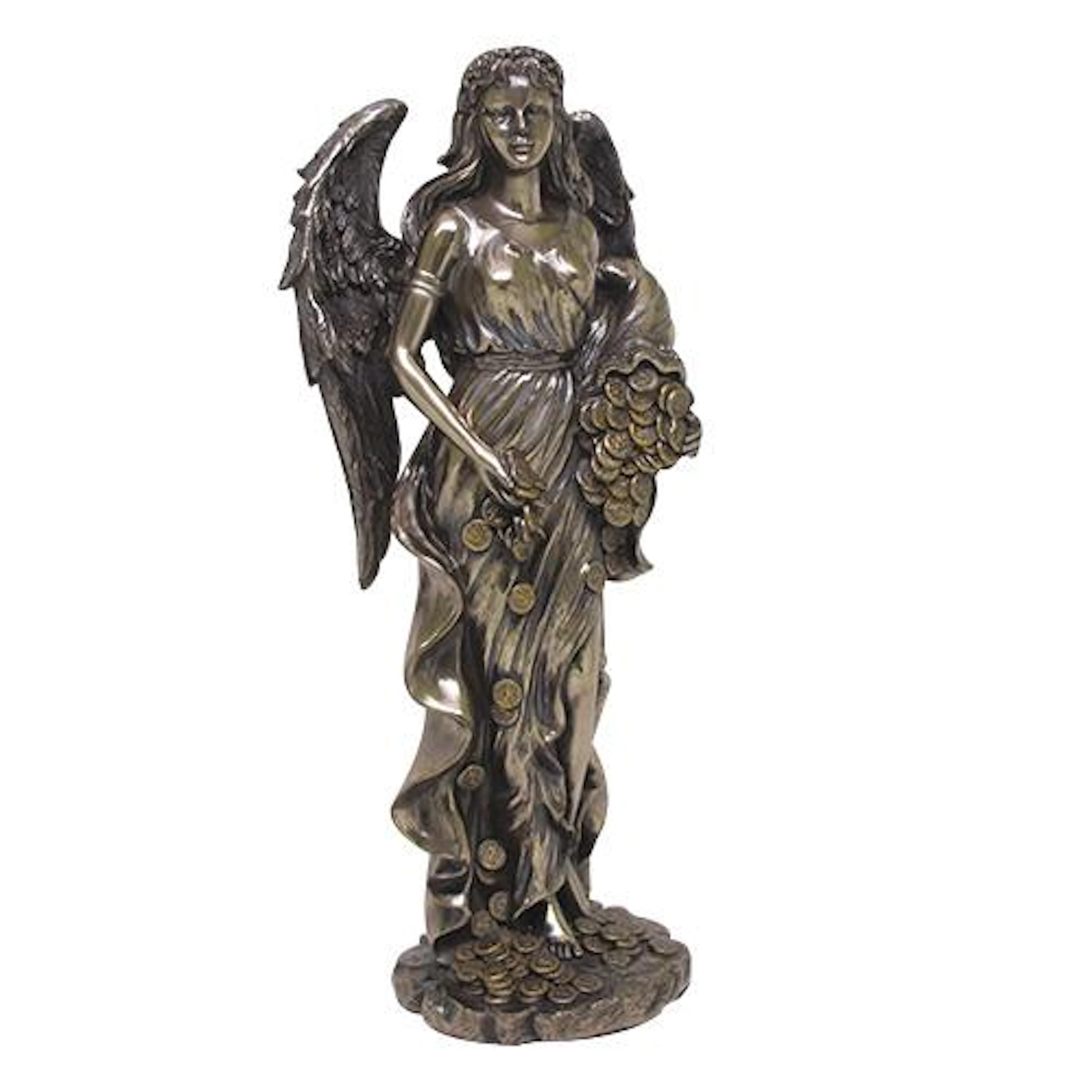 Goddess fortuna cast resin statue