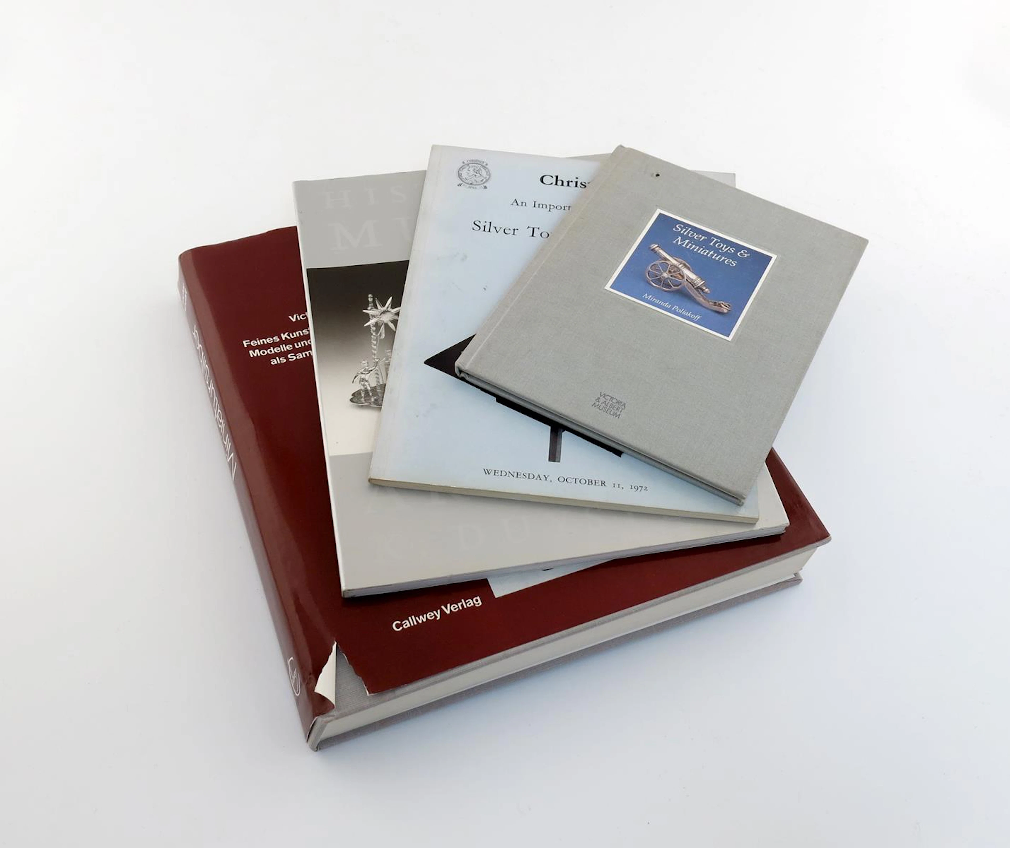 Four volumes relating to silver miniatures