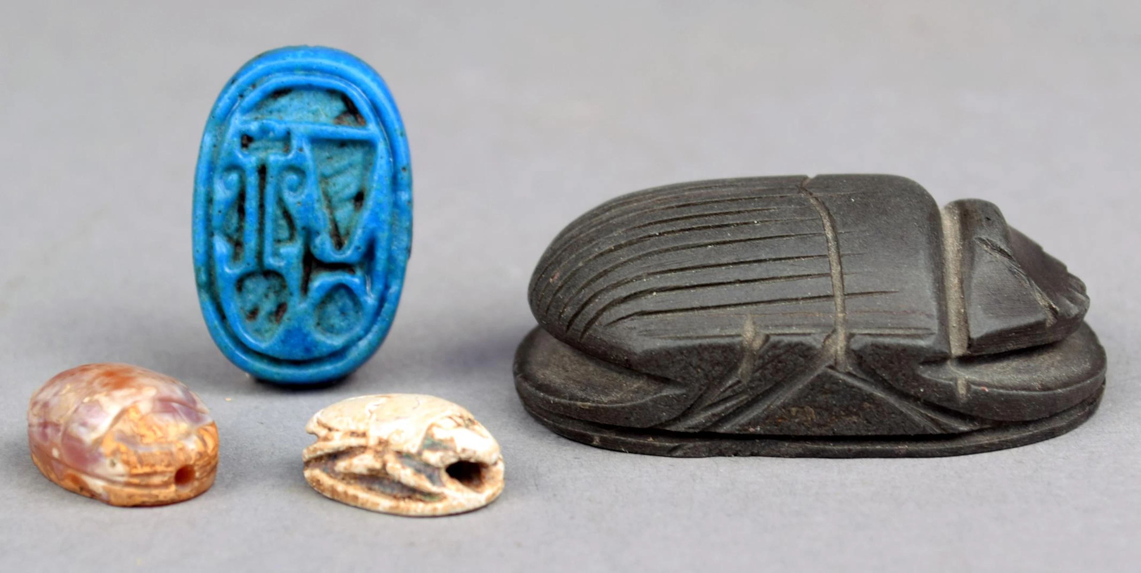 An Egyptian heart scarab