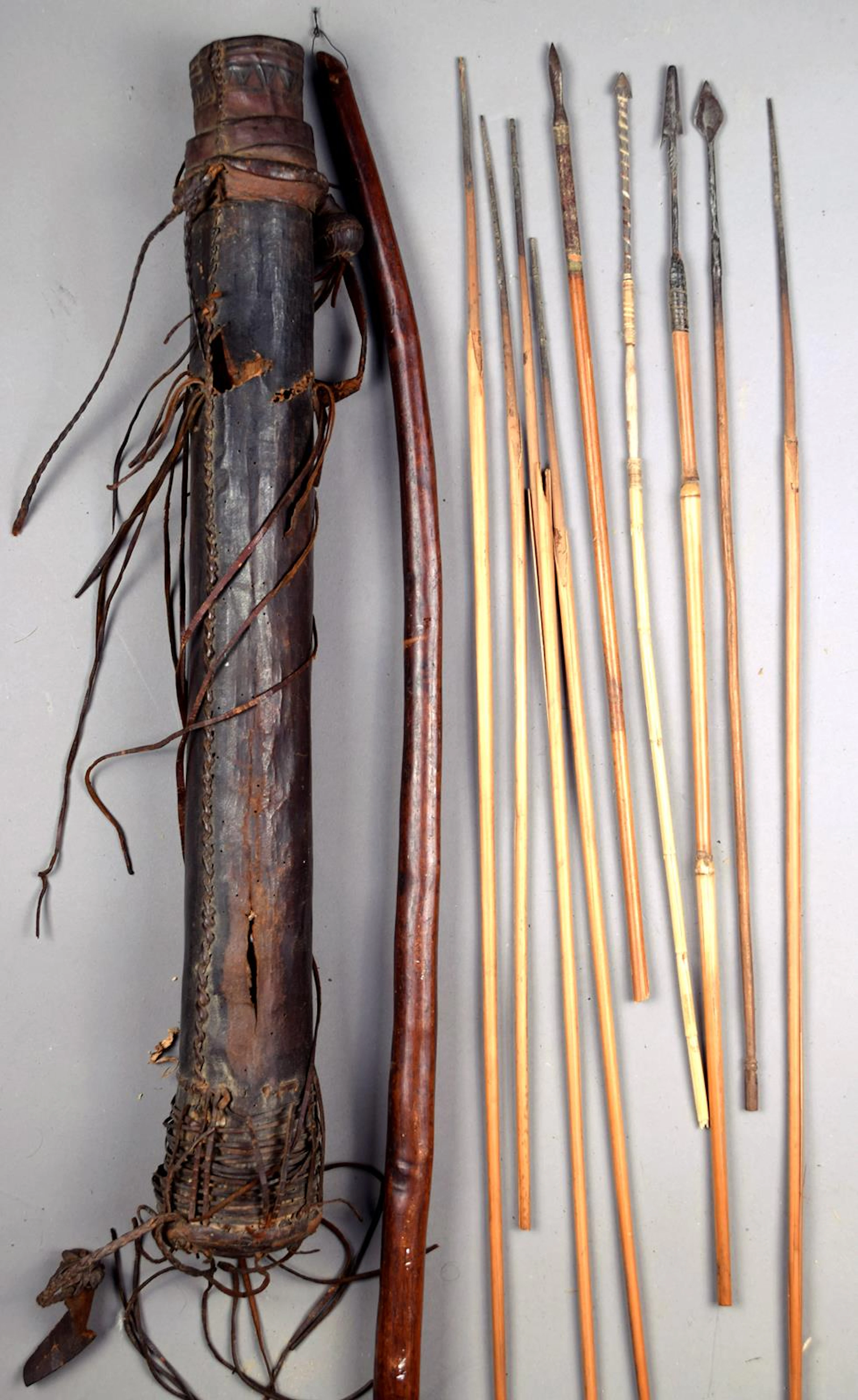 A West African leather quiver