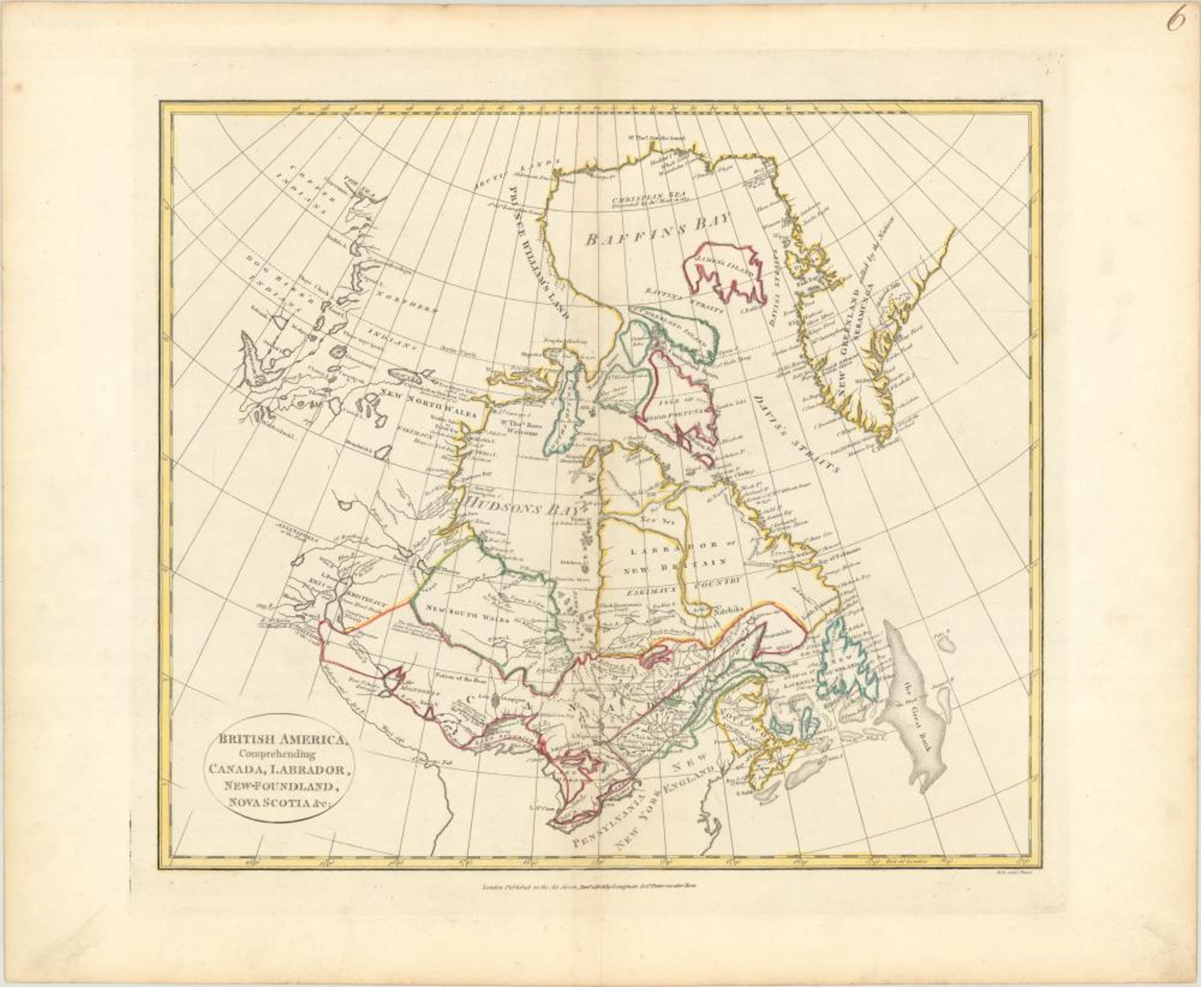(Map - Eastern Canada) British America