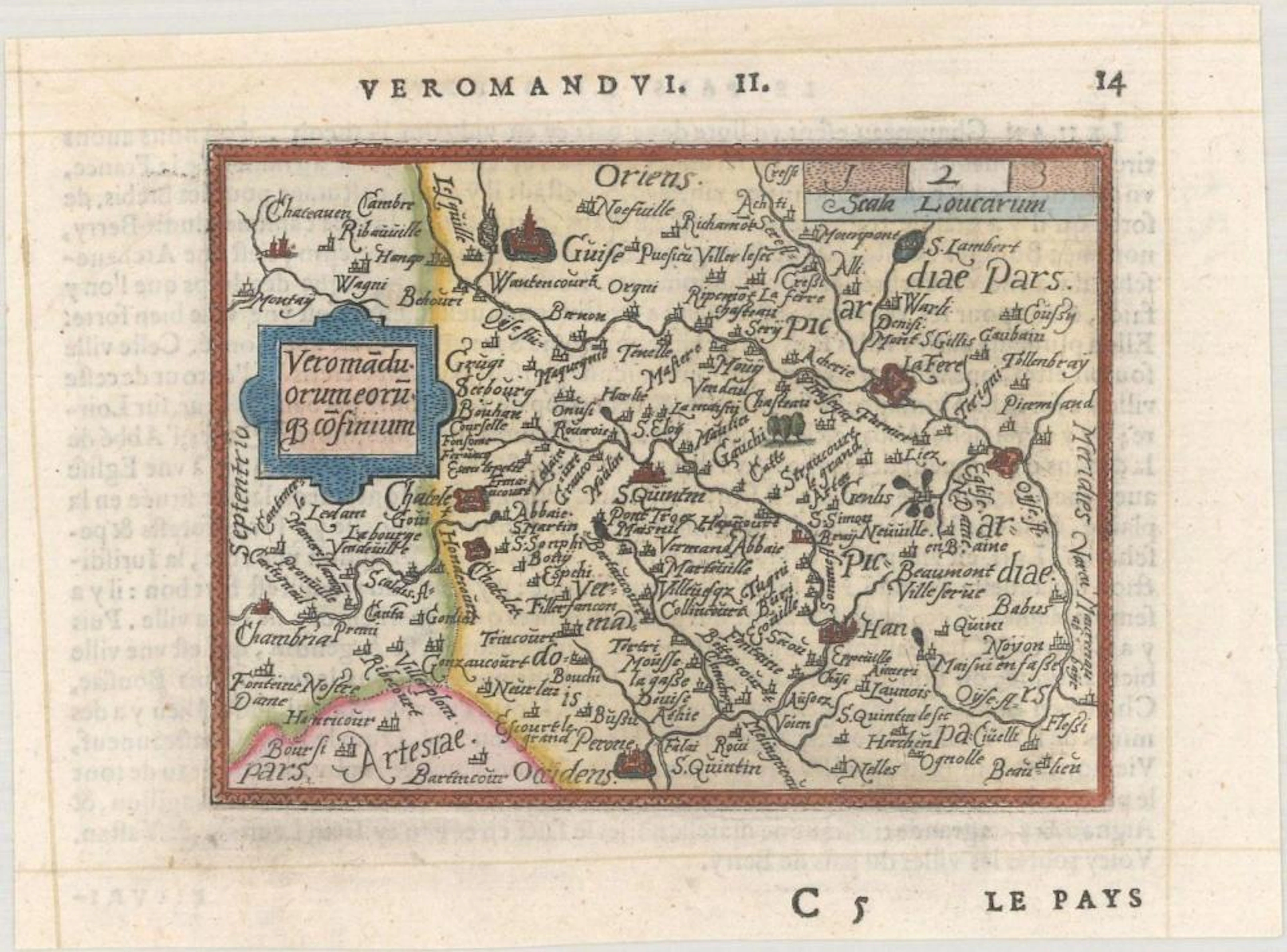 (Map - Northern France) Veromaduorum Eoruq Cofinium