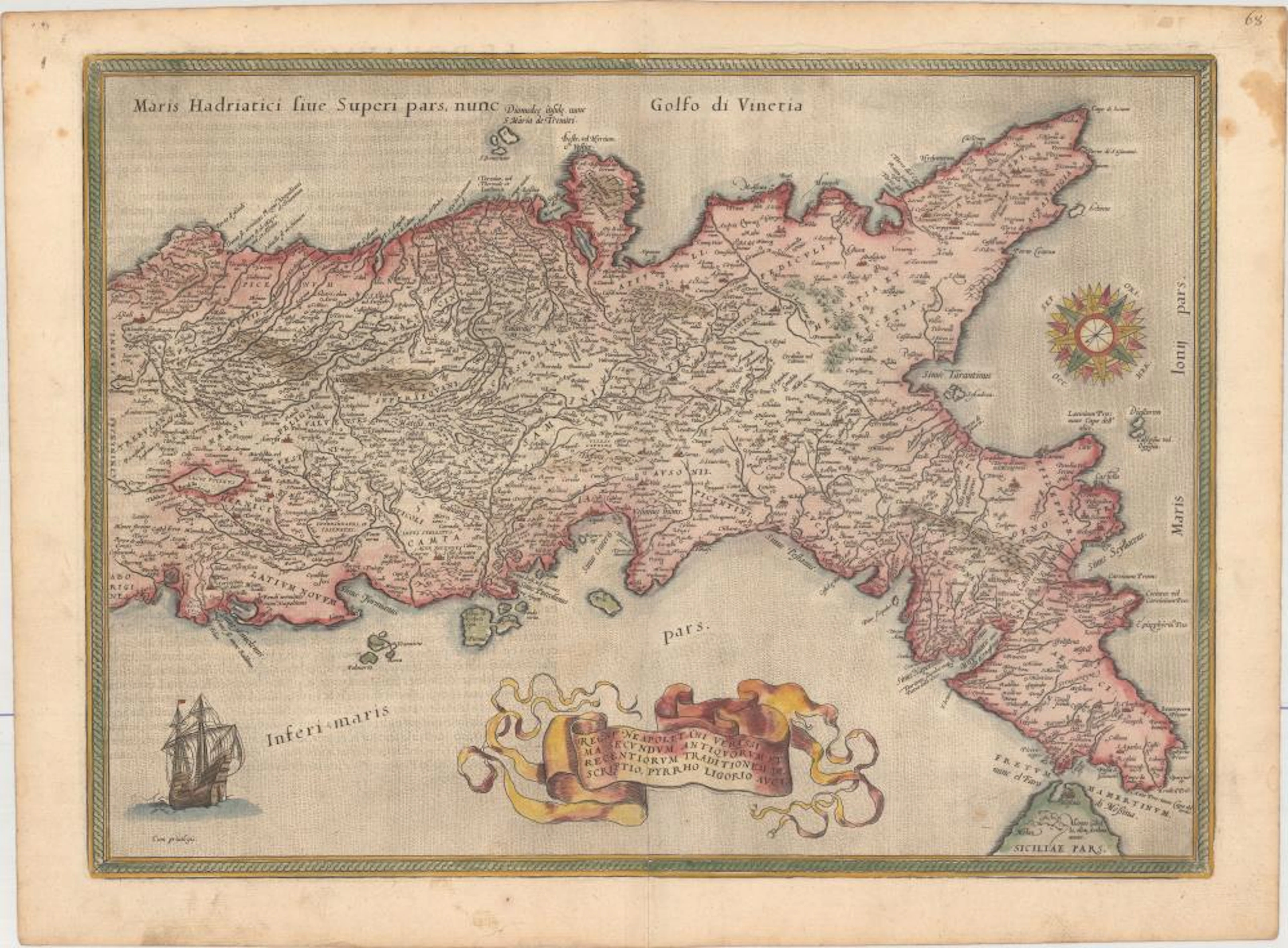 (Map - Southern Italy) Regni Neapolitani Verissima...