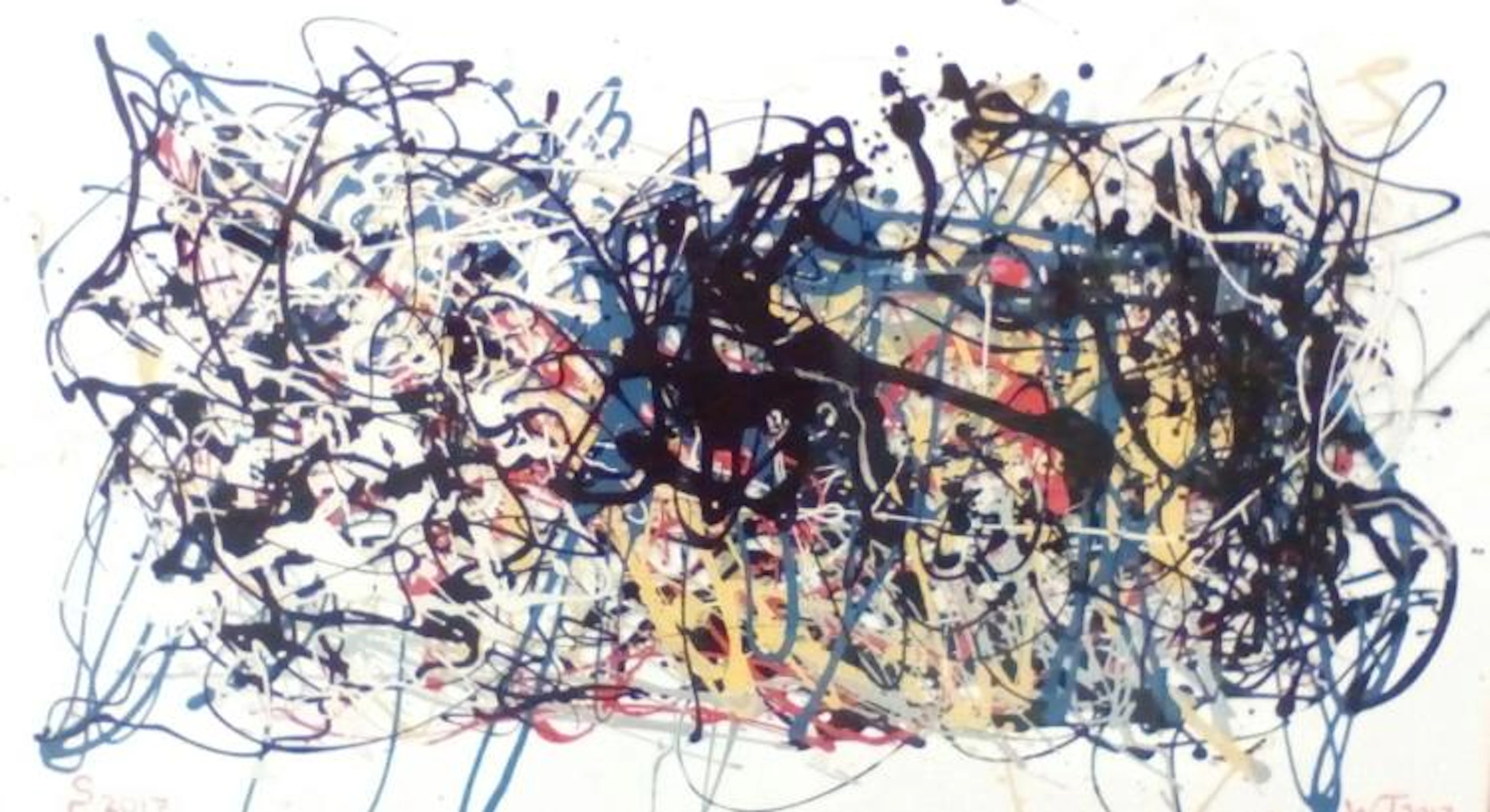 Shaun Greenhalgh original artwork - Abstract "After...