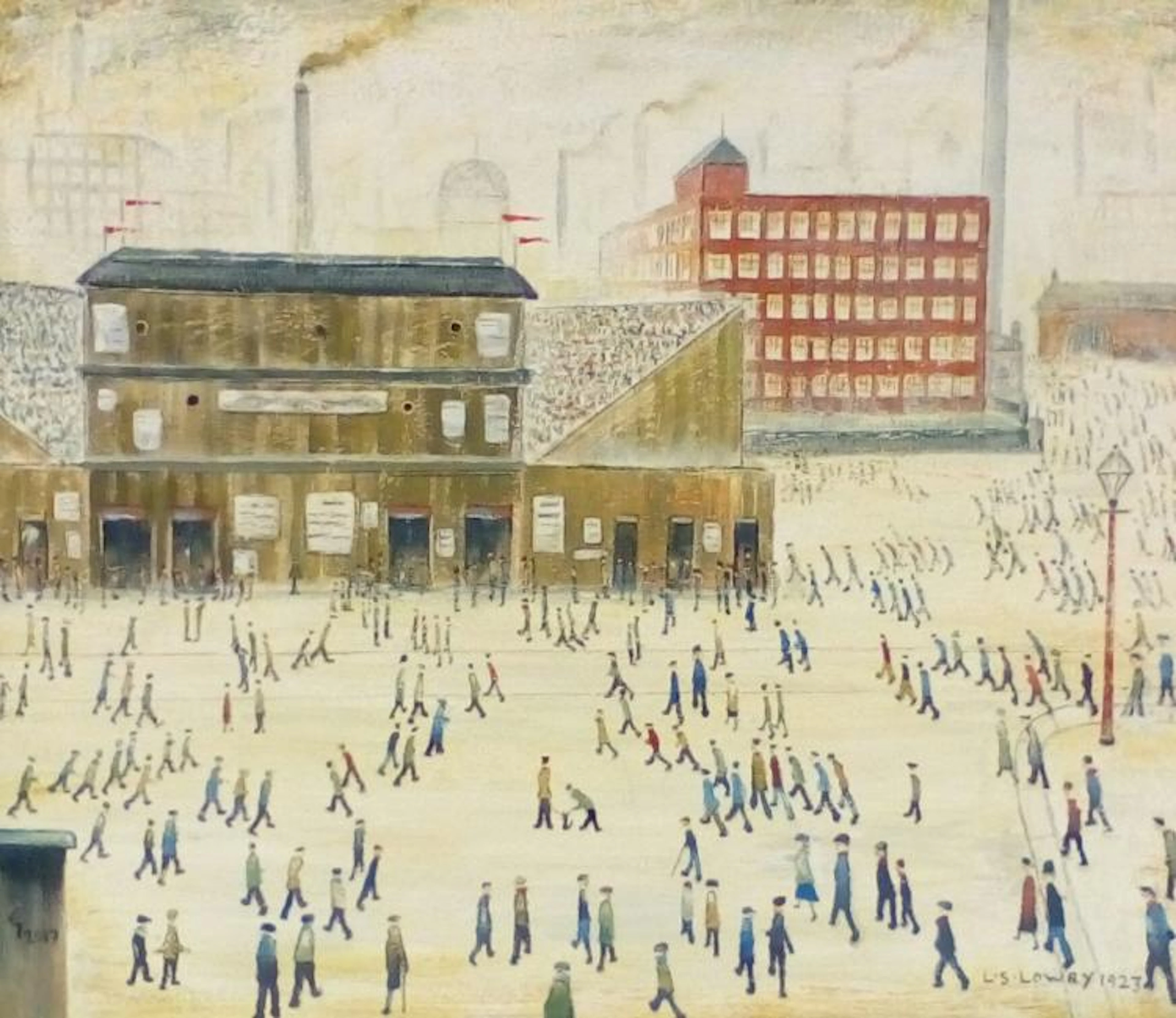 Shaun Greenhalgh: After Lawrence Stephen Lowry framed oil on canvas