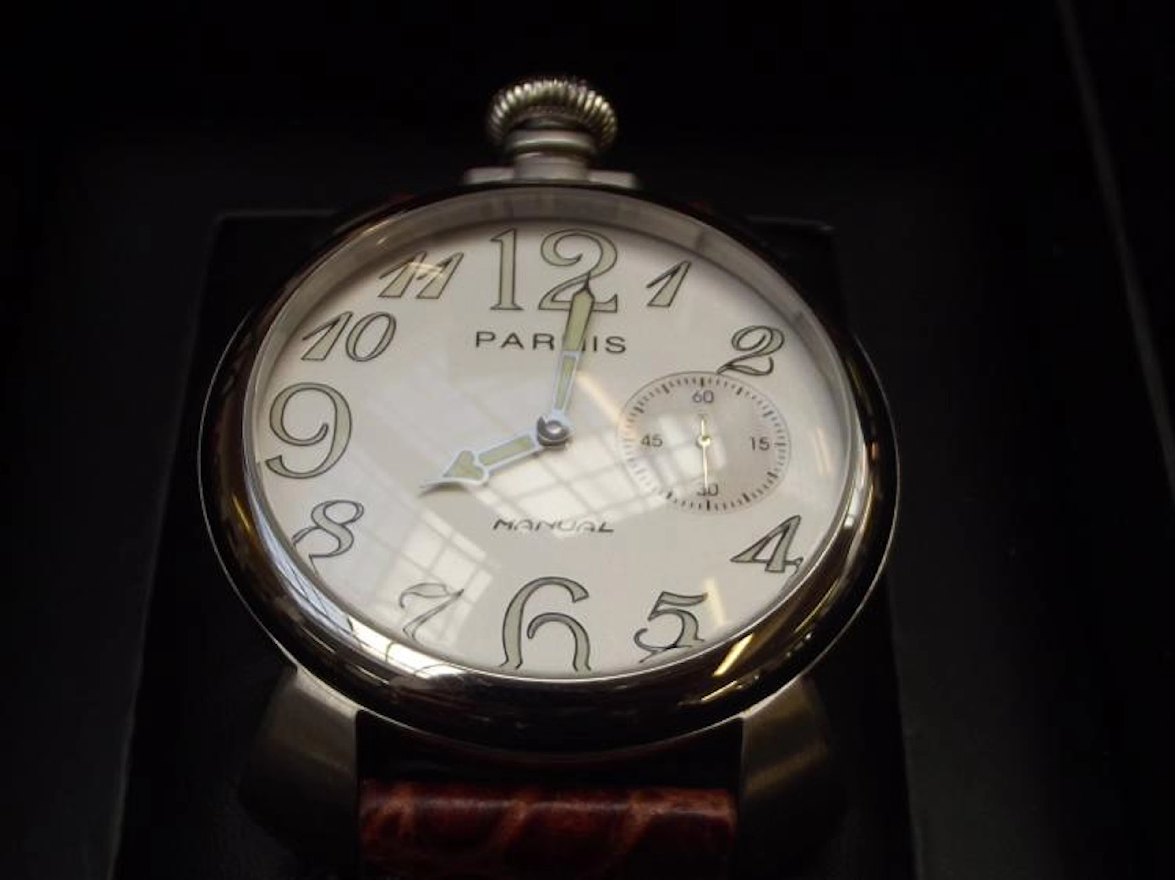 A Parnis gents wrist watch working