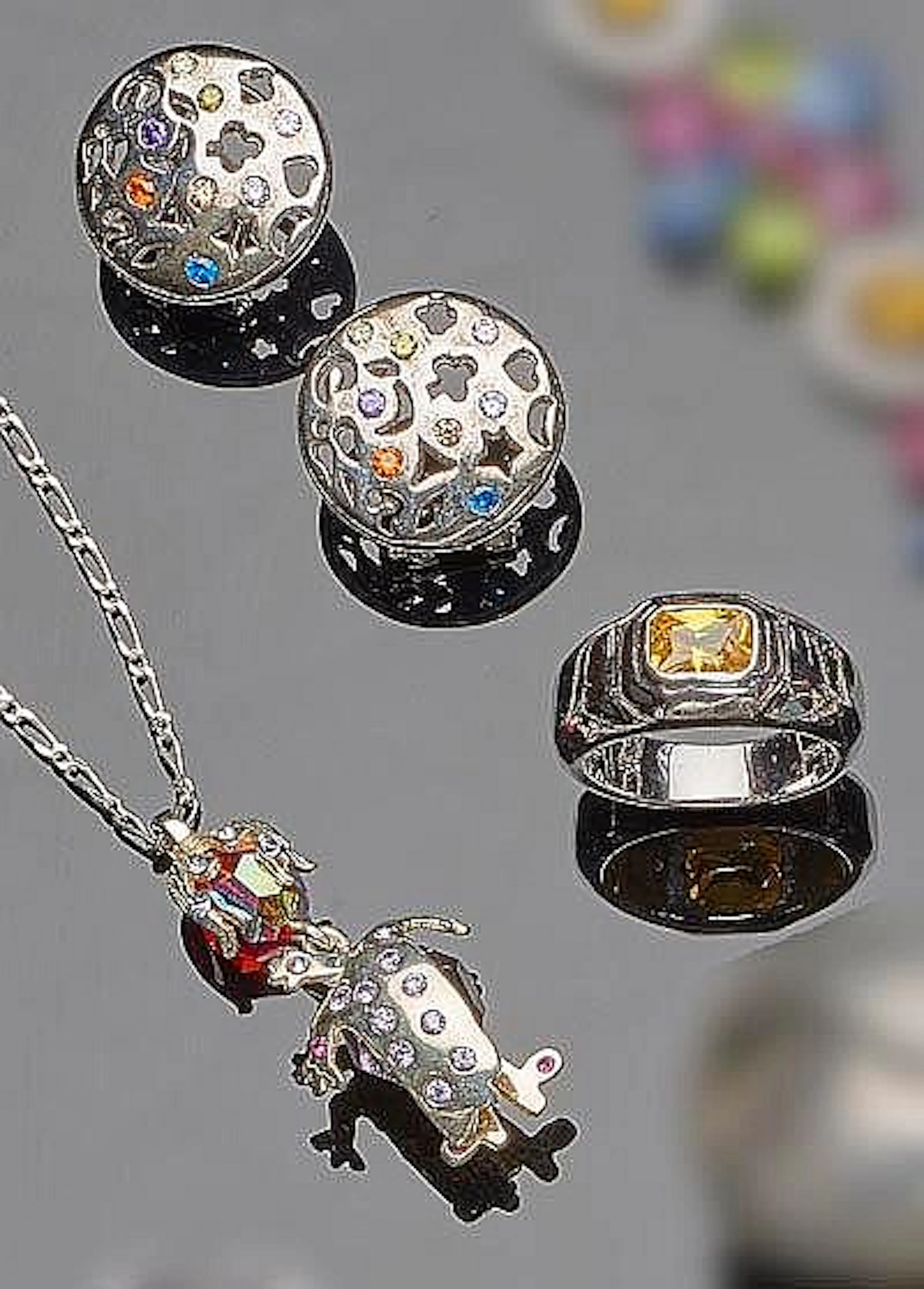 Lote de joyas en plata de la firma Aragón Carmona