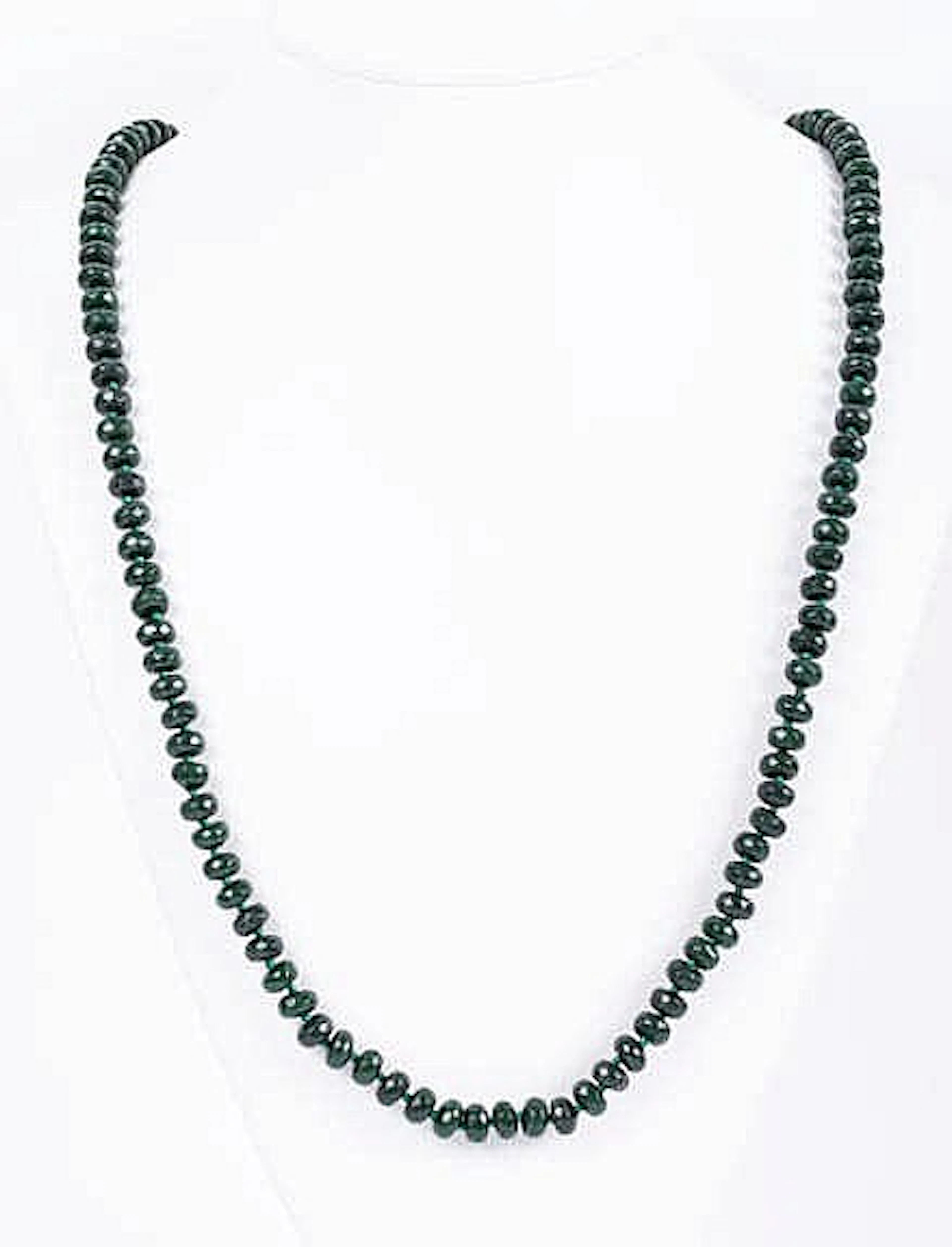 THREE SAPPHIRE, EMERALD AND RUBY NECKLACES