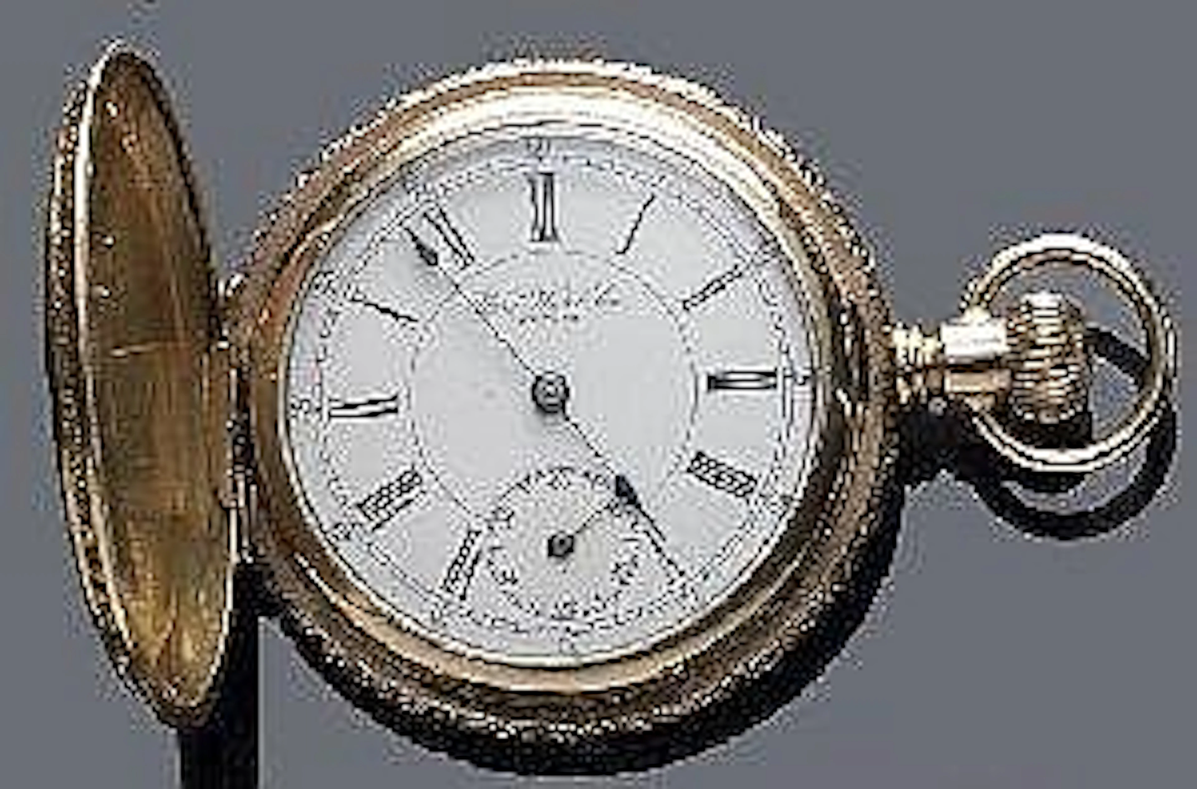 Reloj saboneta de bolsillo de la primera epoca ( 1.879.) de la U
