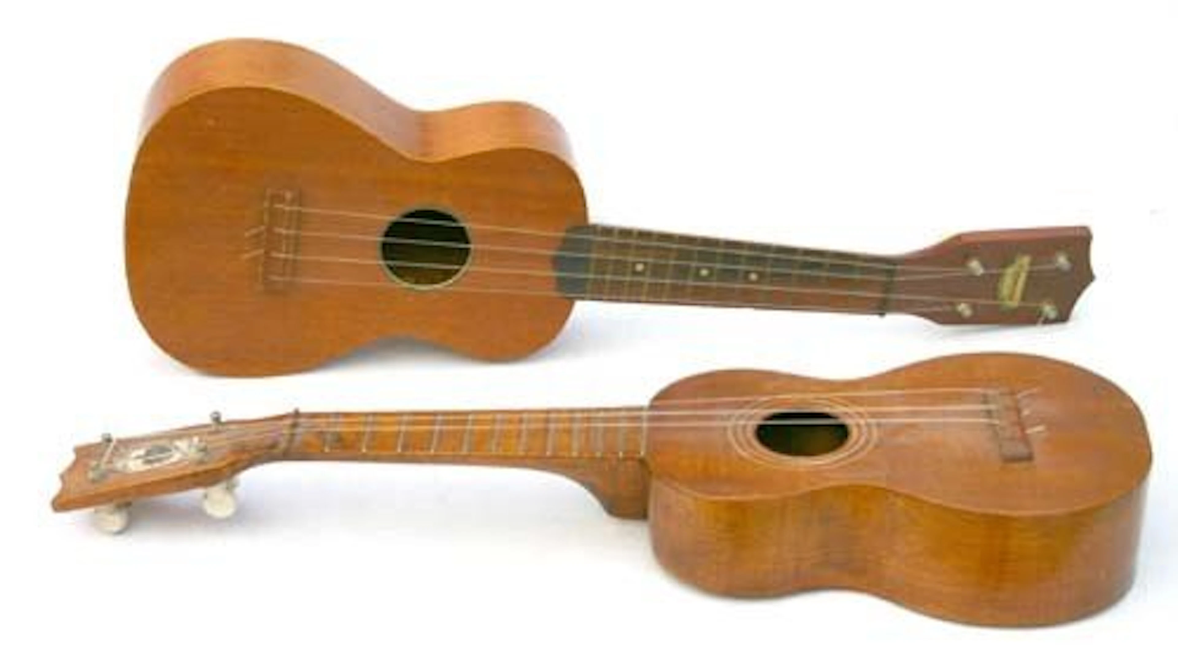 lot of 2 antique ukuleles - 1 by Harmony & the oth