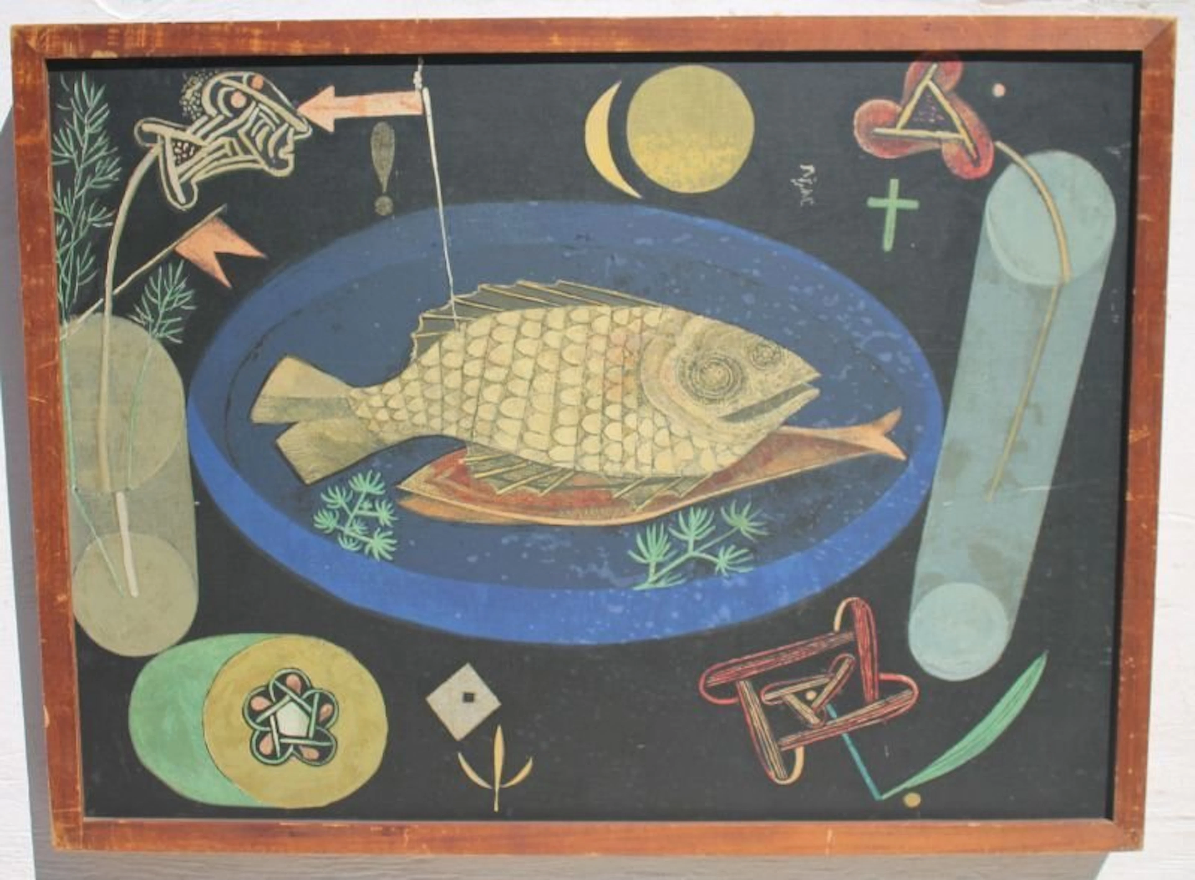 Paul Klee (1879-1940) 18 3/8" x 25 1/8" silk screen