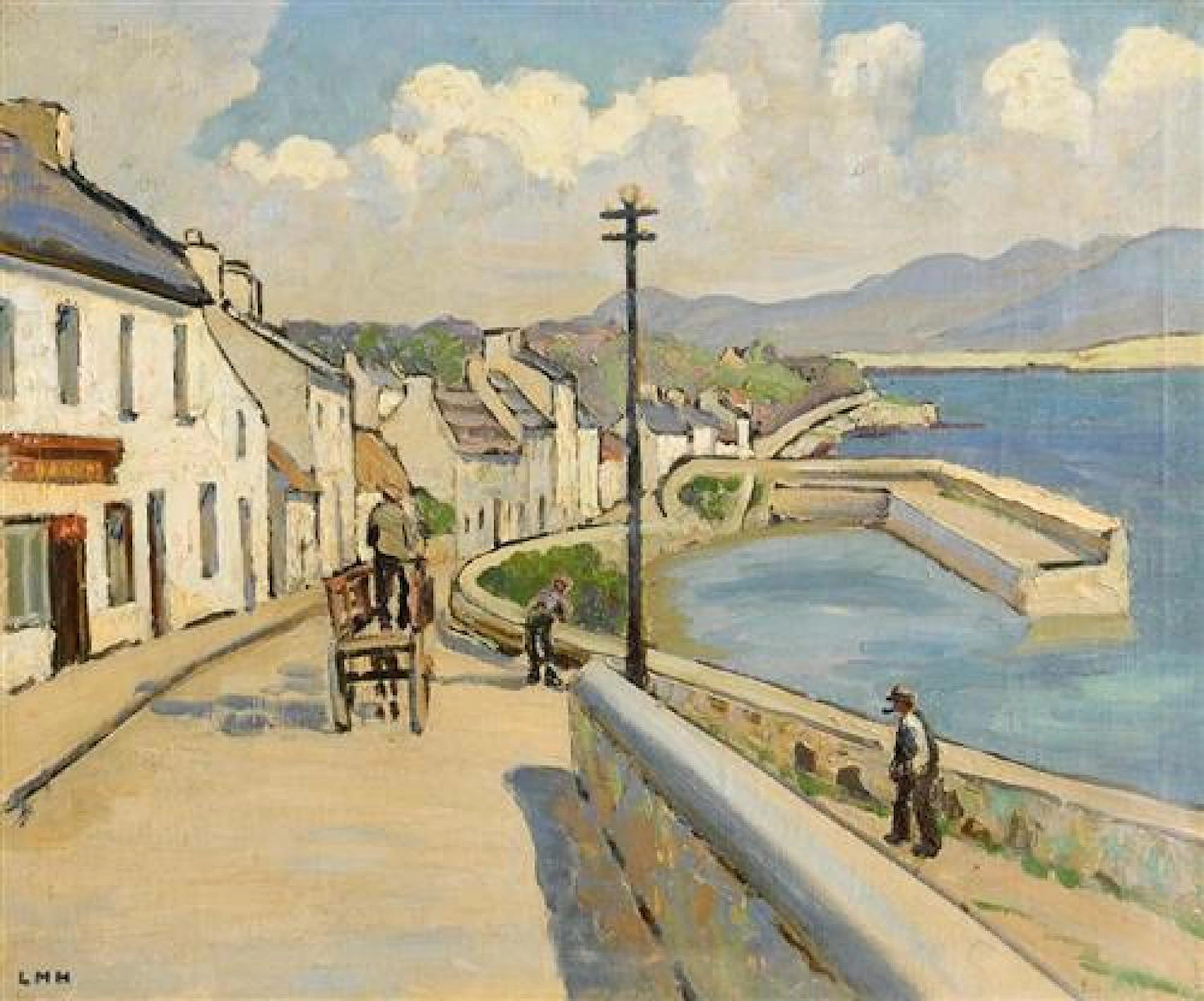Letitia Marion Hamilton RHA (1878-1964) Roundstone Harbour, Connemara