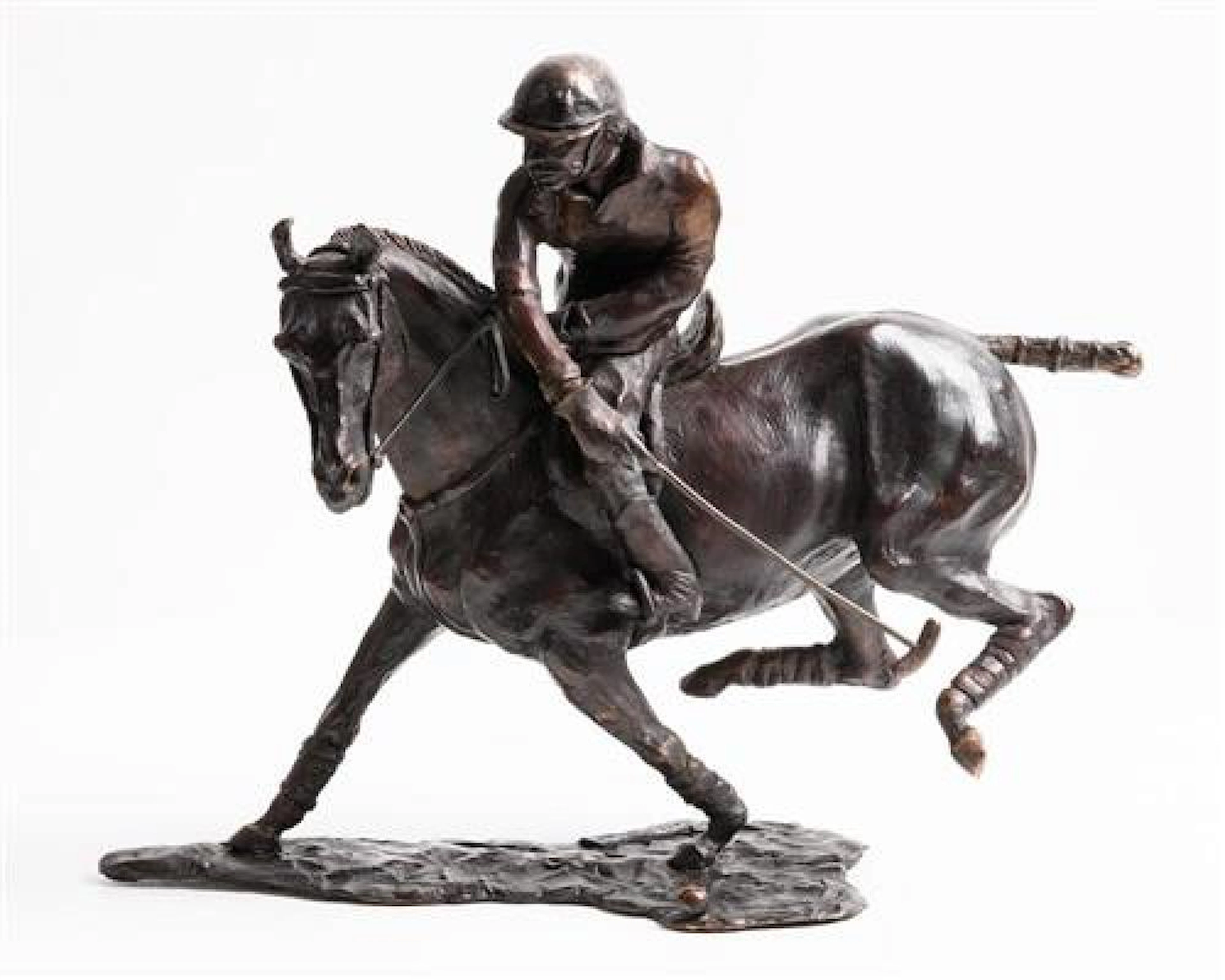José Maria David (b.1944) French Le Joueur de Polo