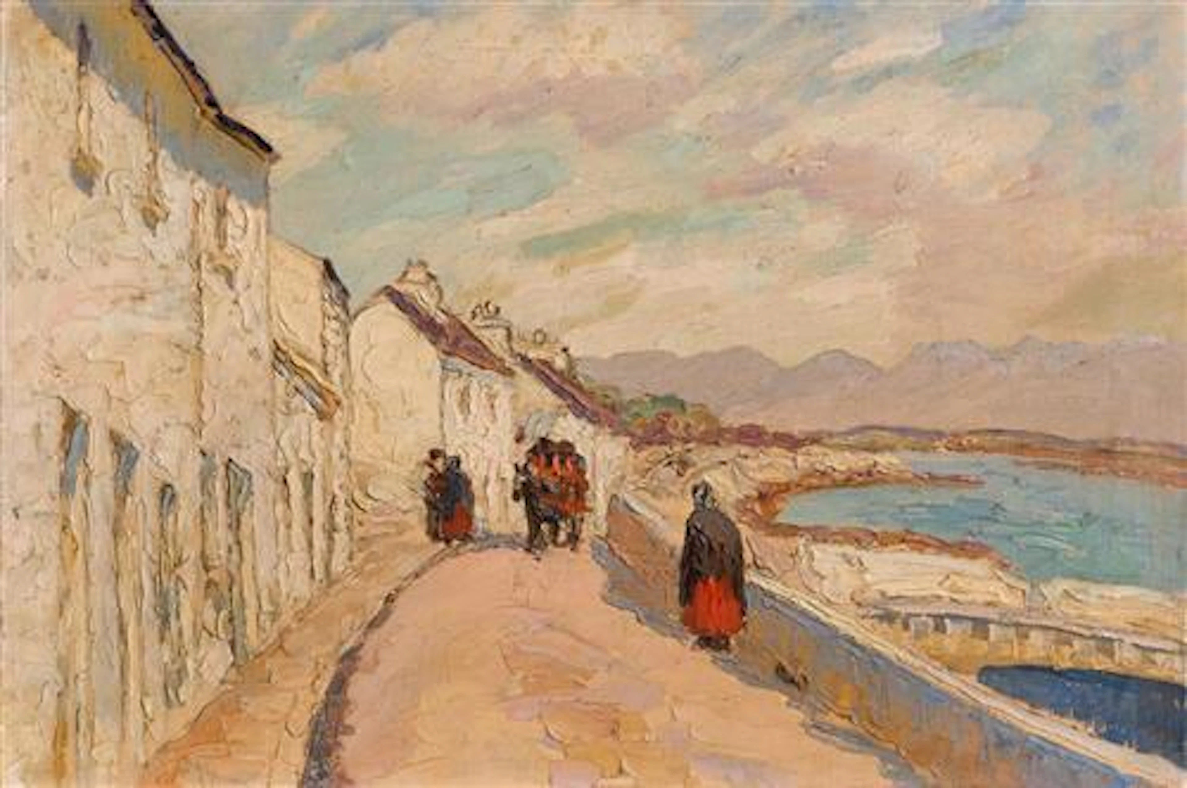 Letitia Marion Hamilton RHA (1878-1964) The Turf Cart, Roundstone