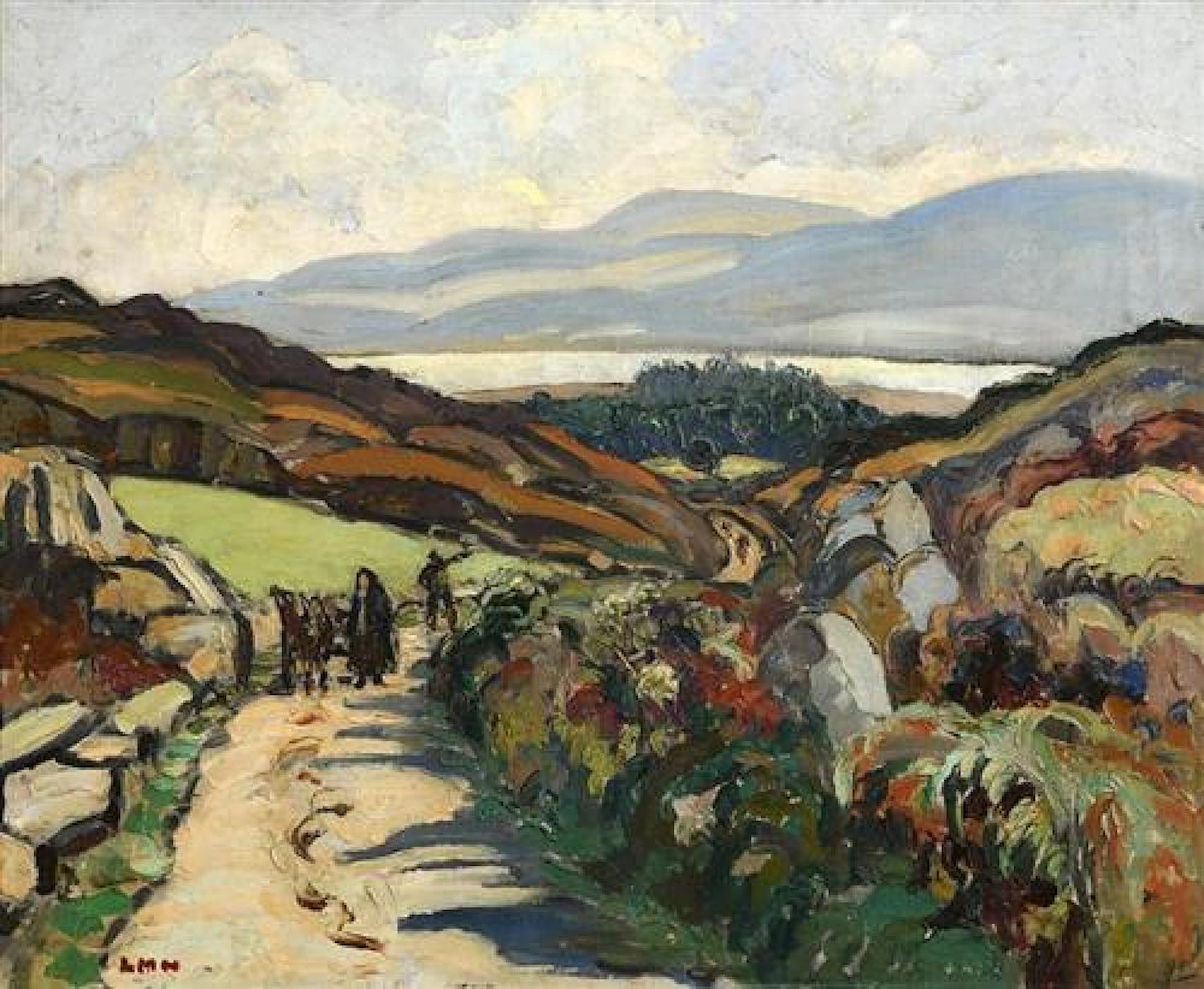 Letitia Marion Hamilton RHA (1878-1964) The Mountain Road, West Cork