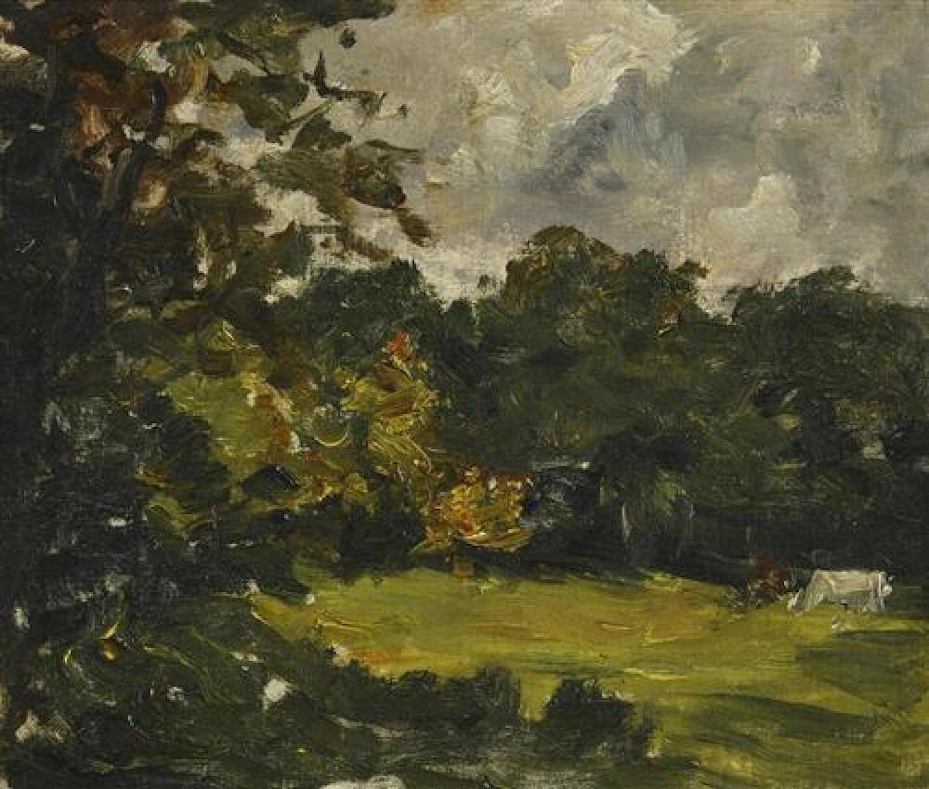 Nathaniel Hone RHA (1831-1917) Cattle Grazing