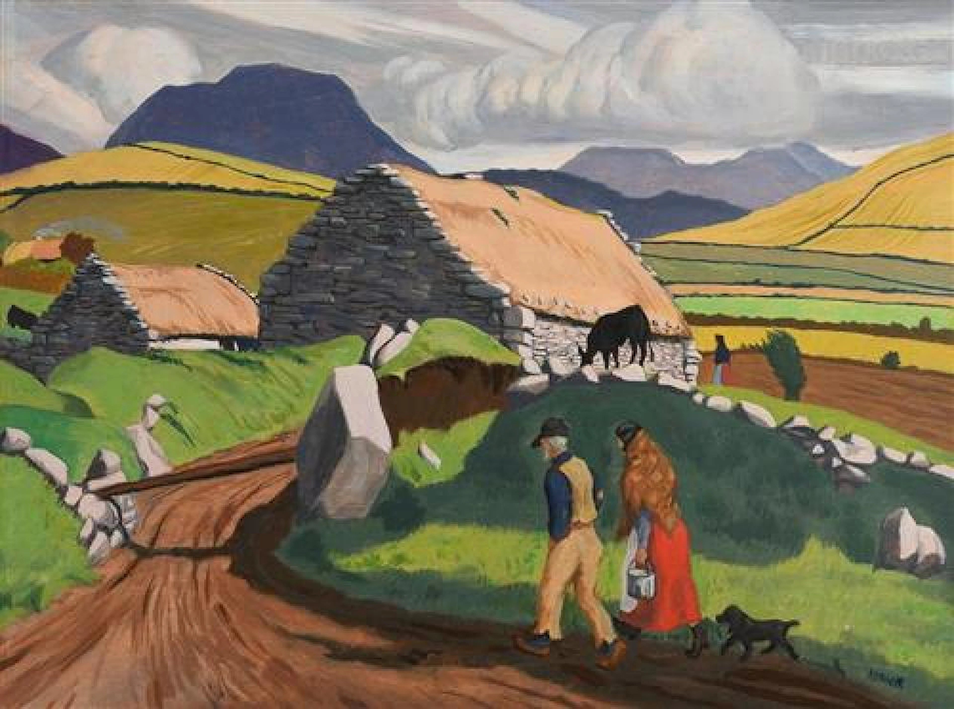 Harry Aaron Kernoff RHA (1900-1974) The Twelve Pins, Renvyle, Connemara