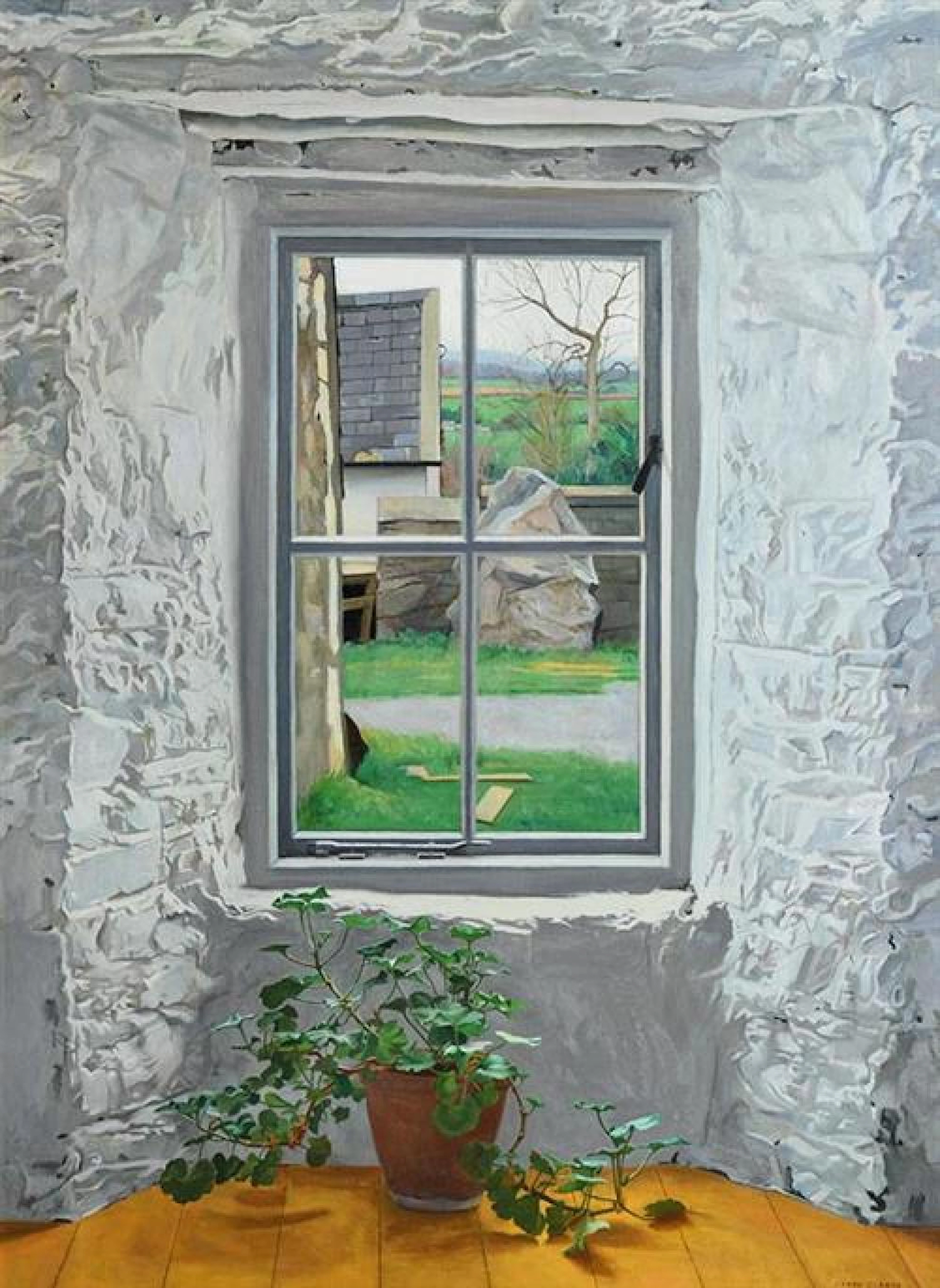 Carey Clarke PPRHA (b.1936) Farmhouse Window (1999)
