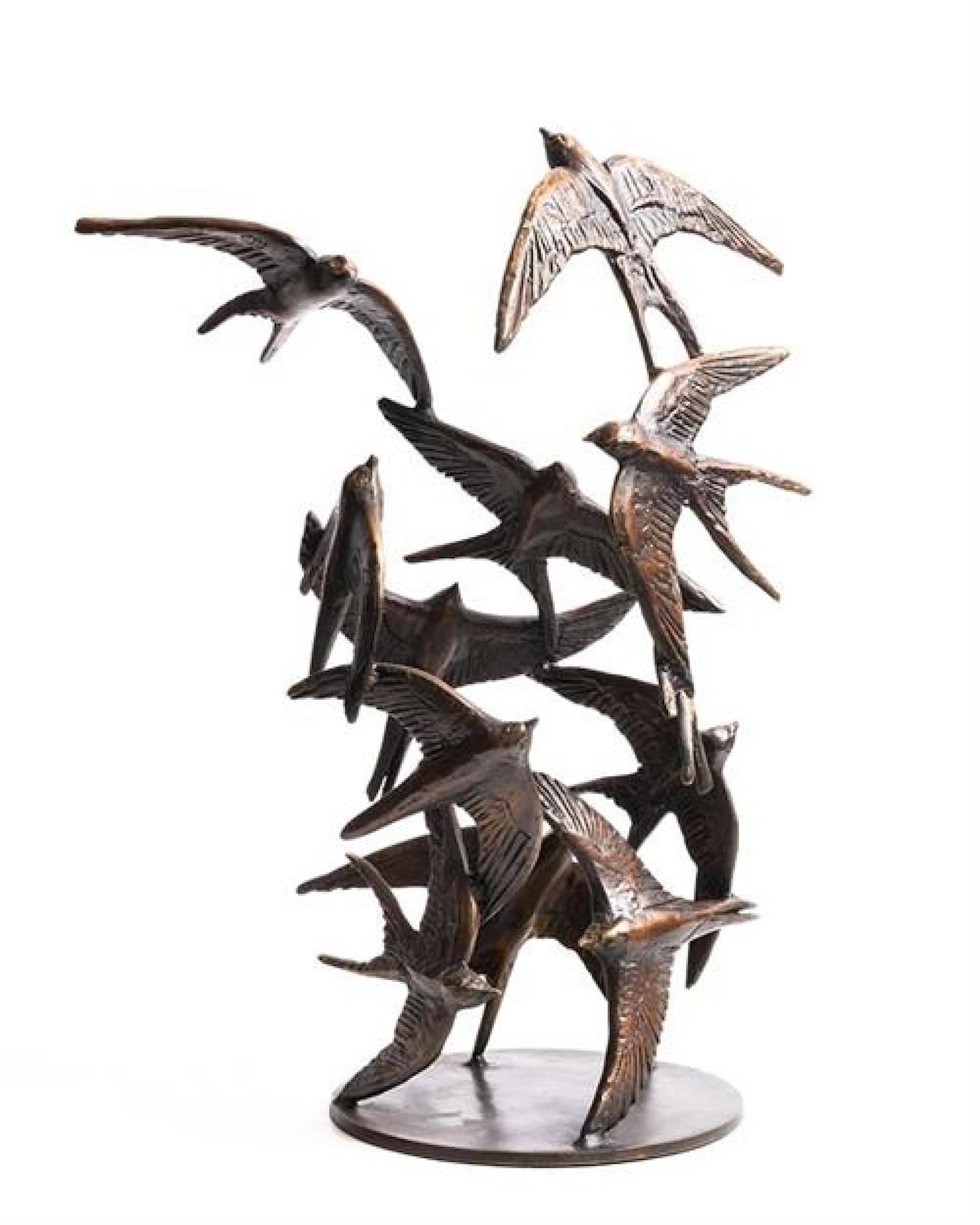 Colm J. Brennan (b.1943) Birds in Flight