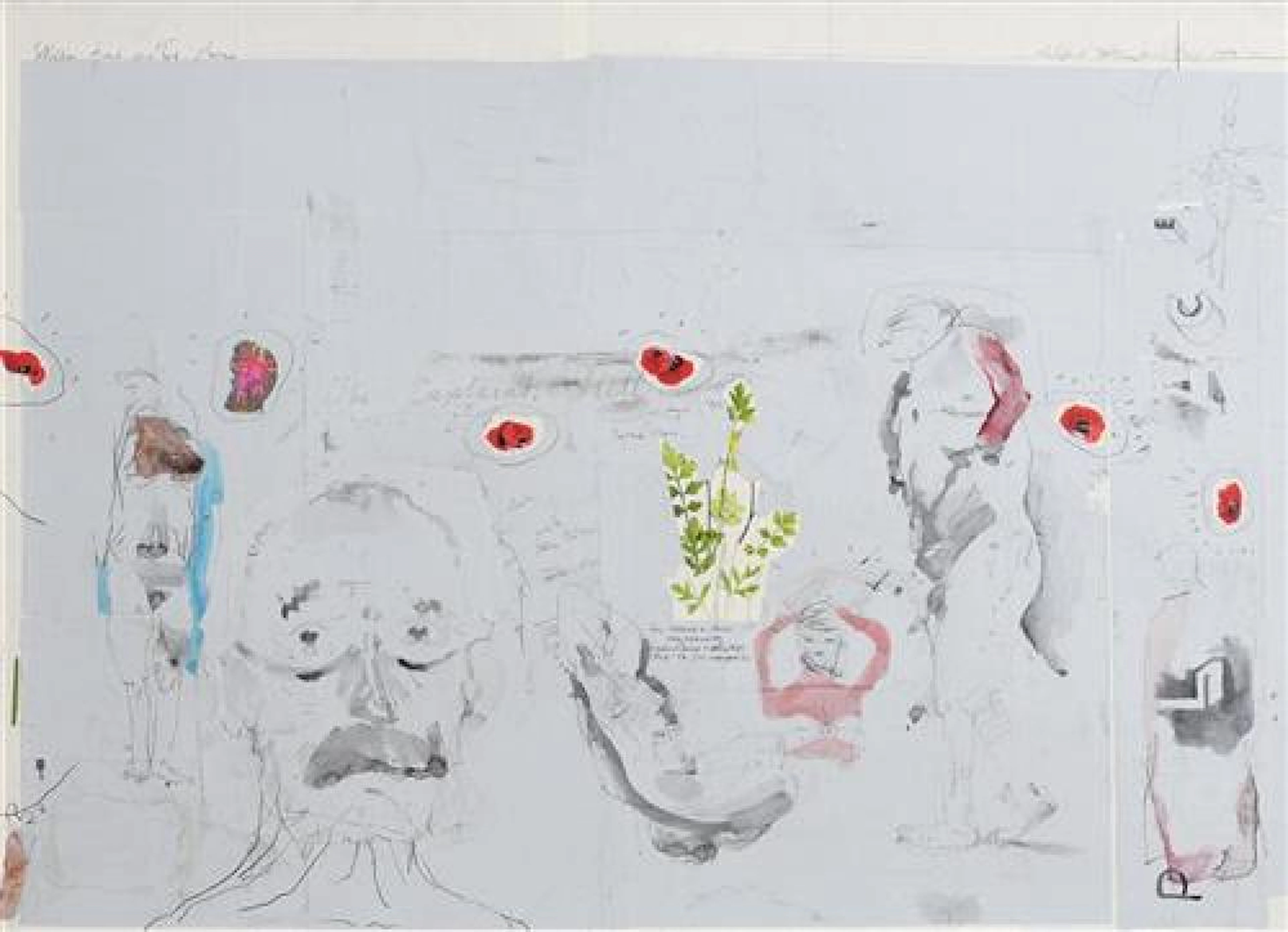 Patrick Graham (b.1943) Studies From Another Place (2017)