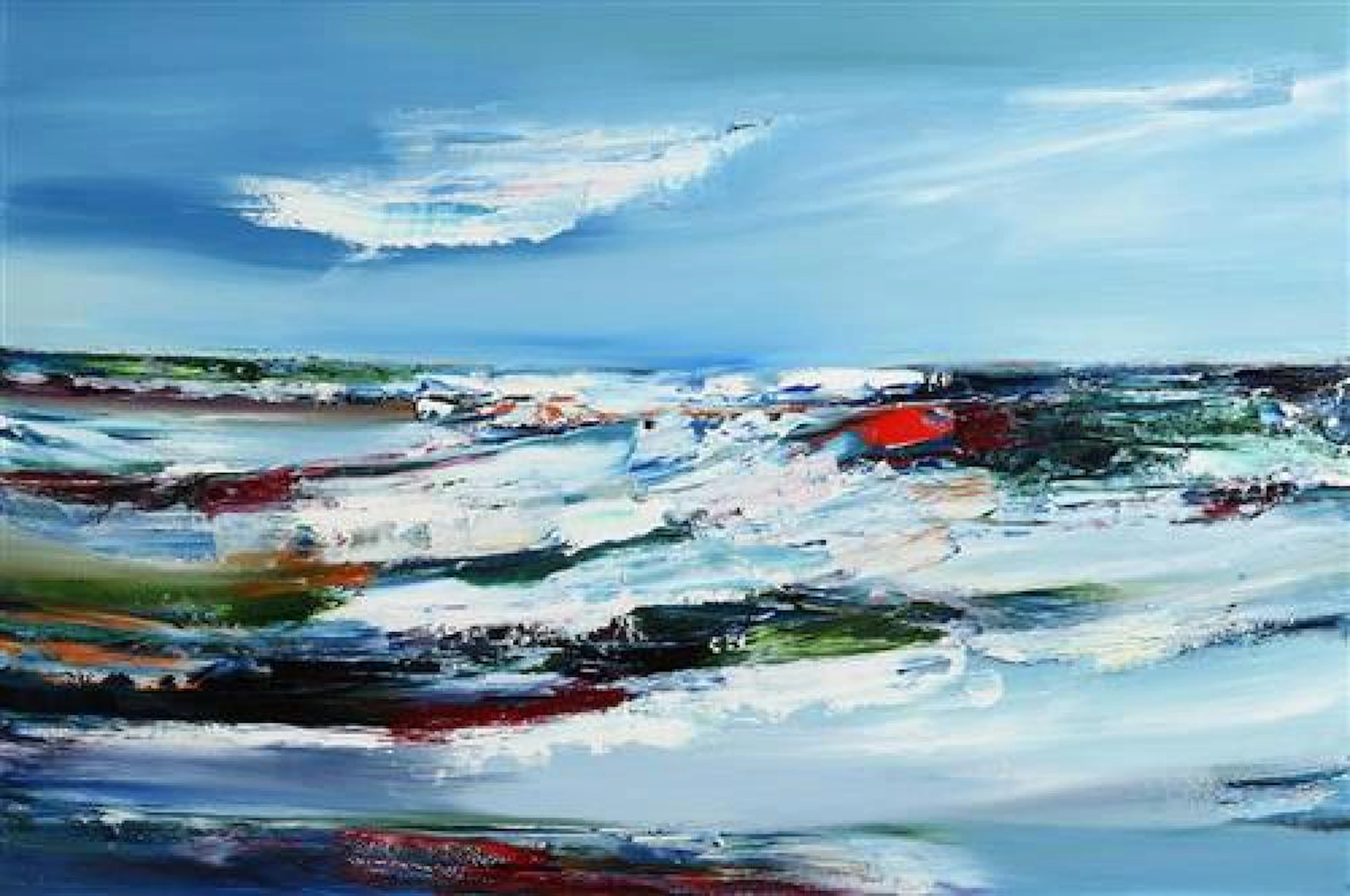 Majella O'Neill Collins (b.1964) View from Studio Sherkin (2020)