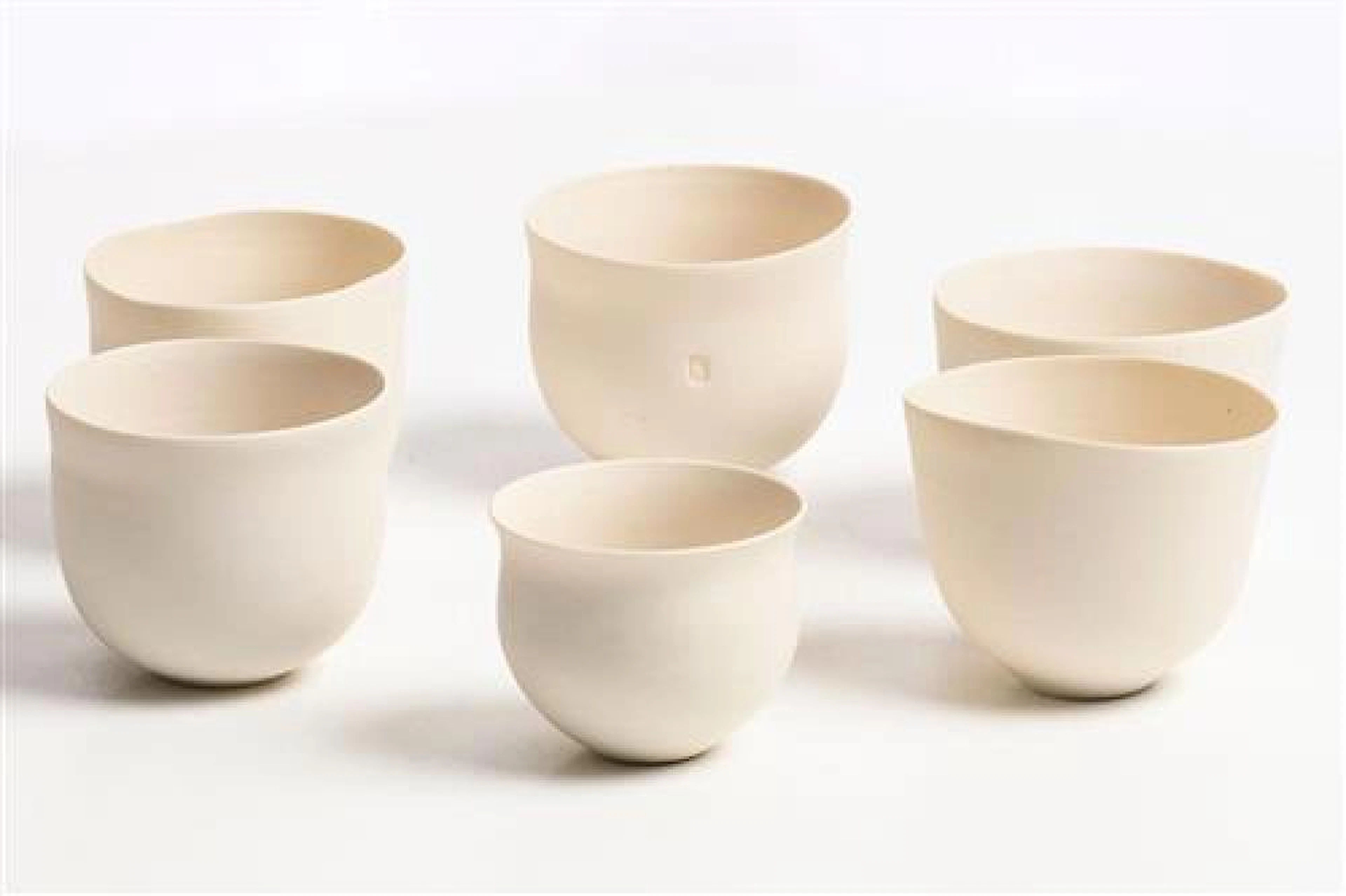 Sara Flynn (b.1971) White Bowls