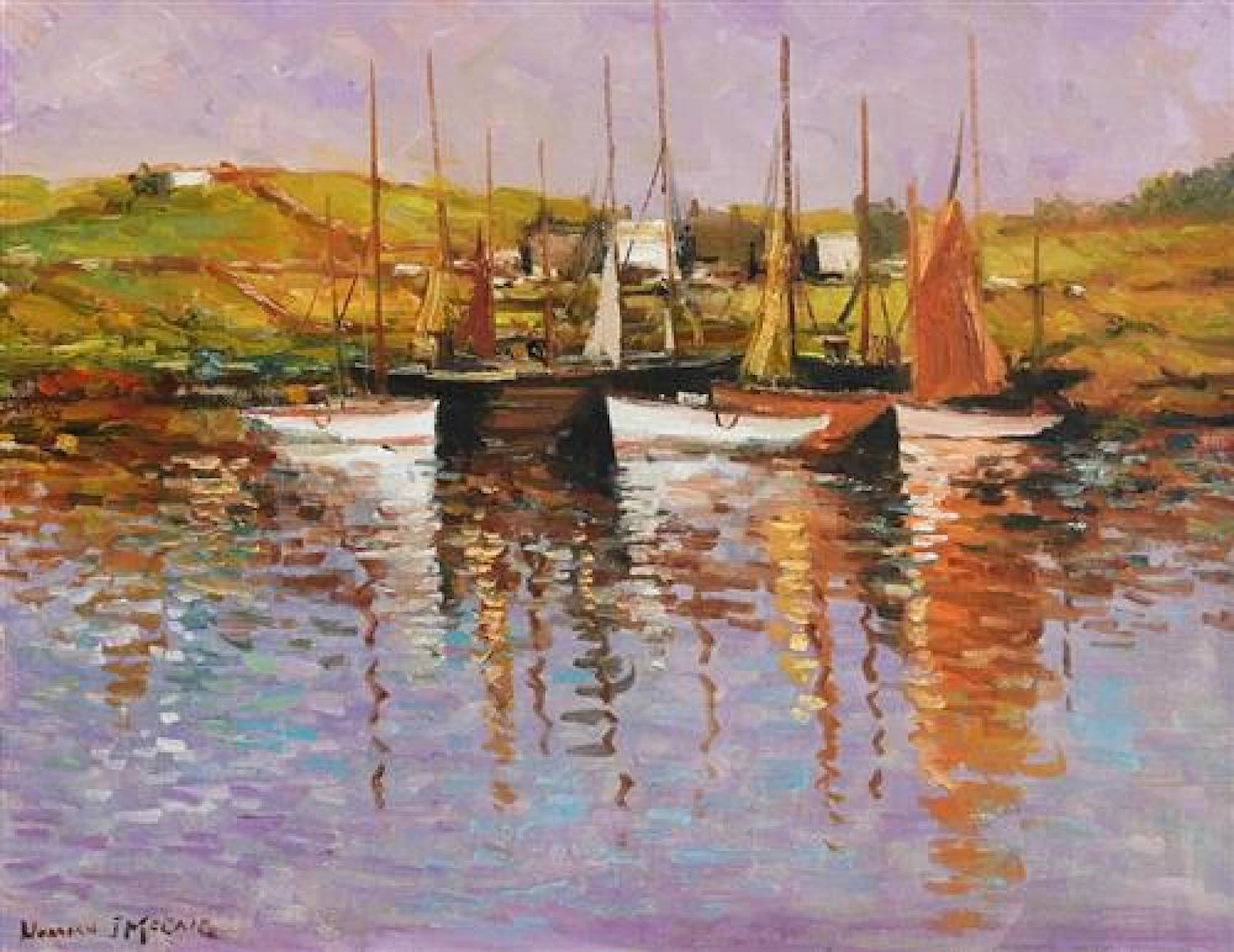 Norman J. McCaig (1929-2001) Evening Reflections
