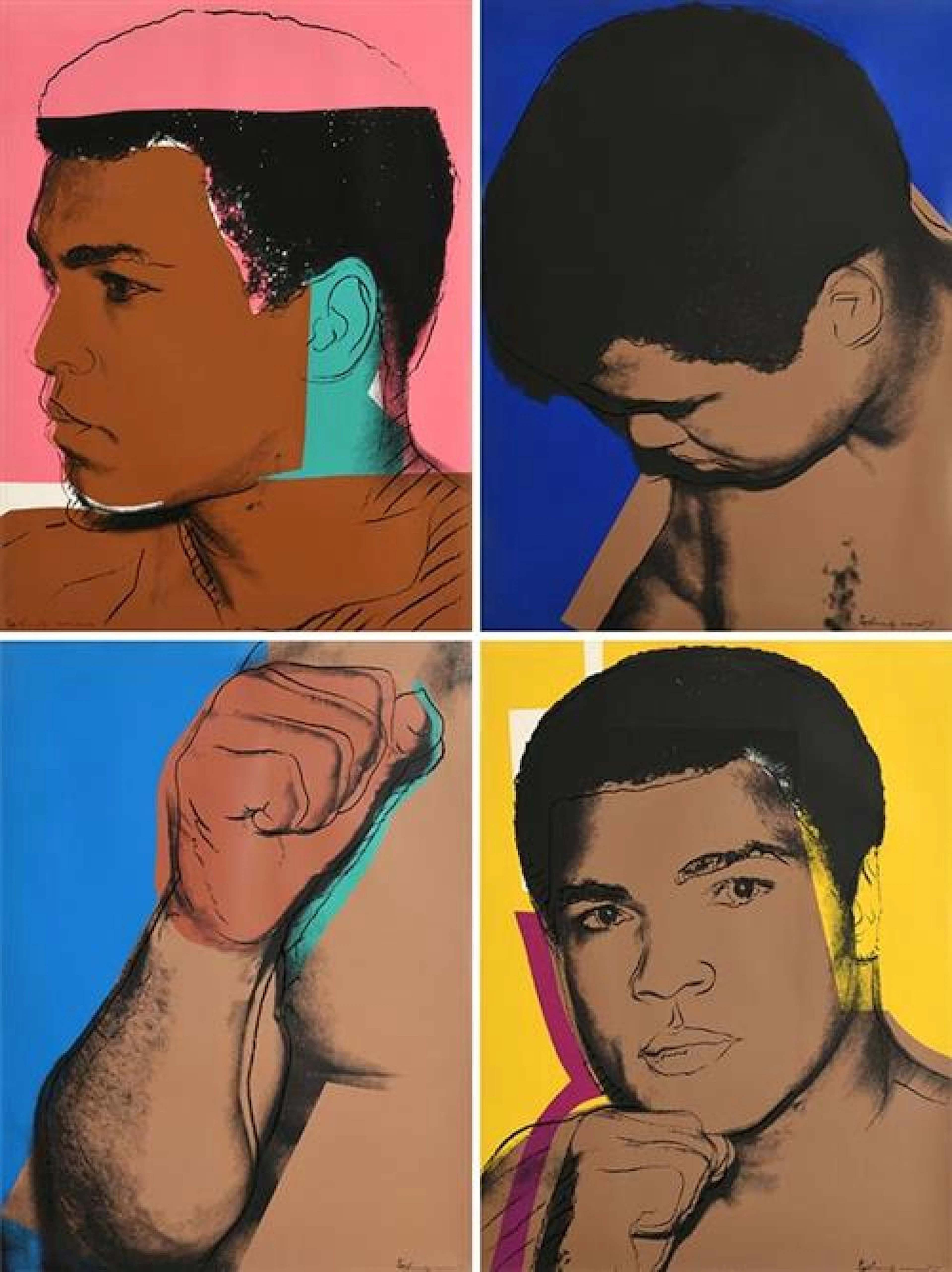 Andy Warhol (1928-1987) American Muhammad Ali (1978) (F. & S. II.179-182)