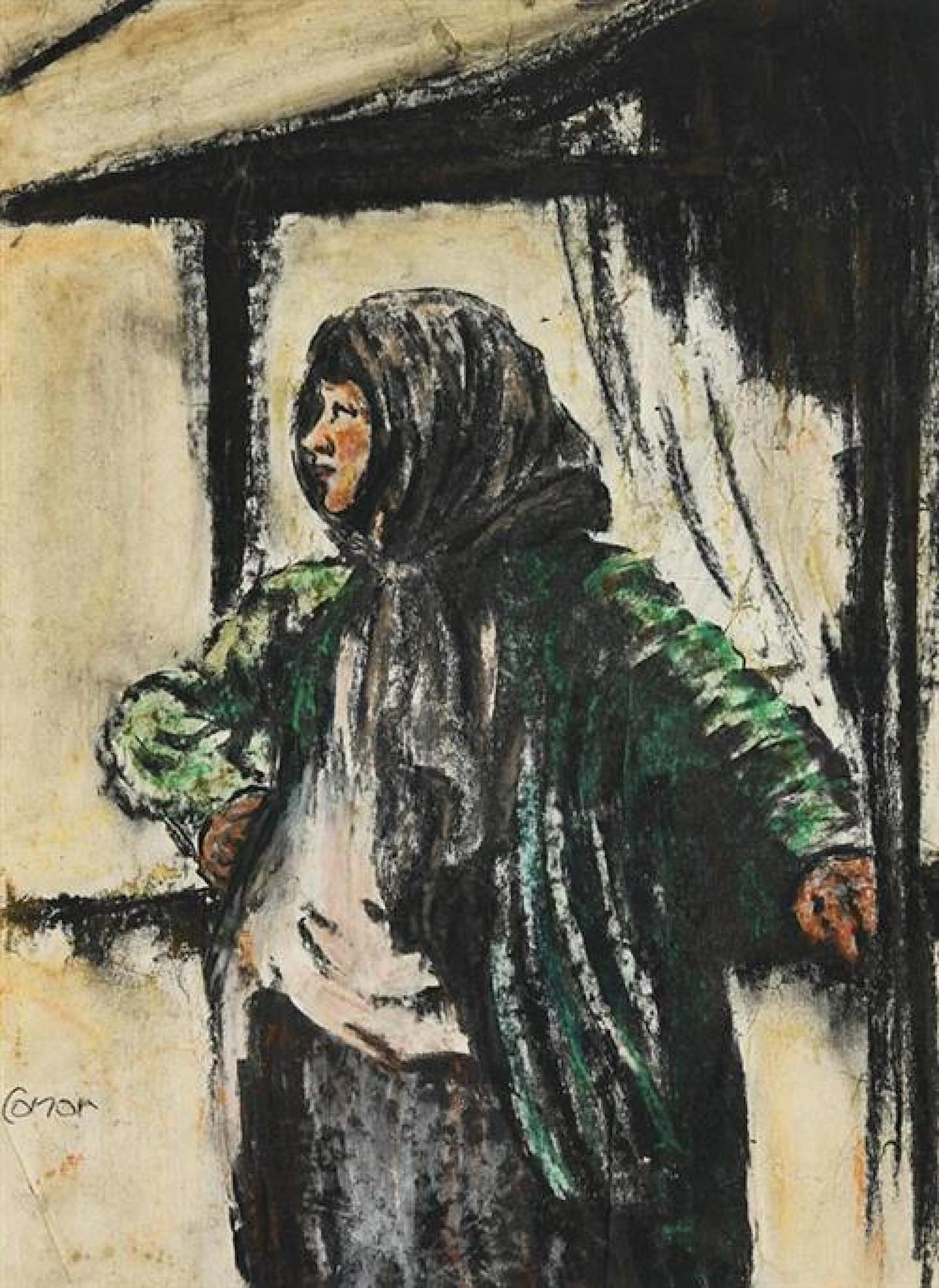 William Conor RHA RUA ROI (1881-1968) Belfast Trader