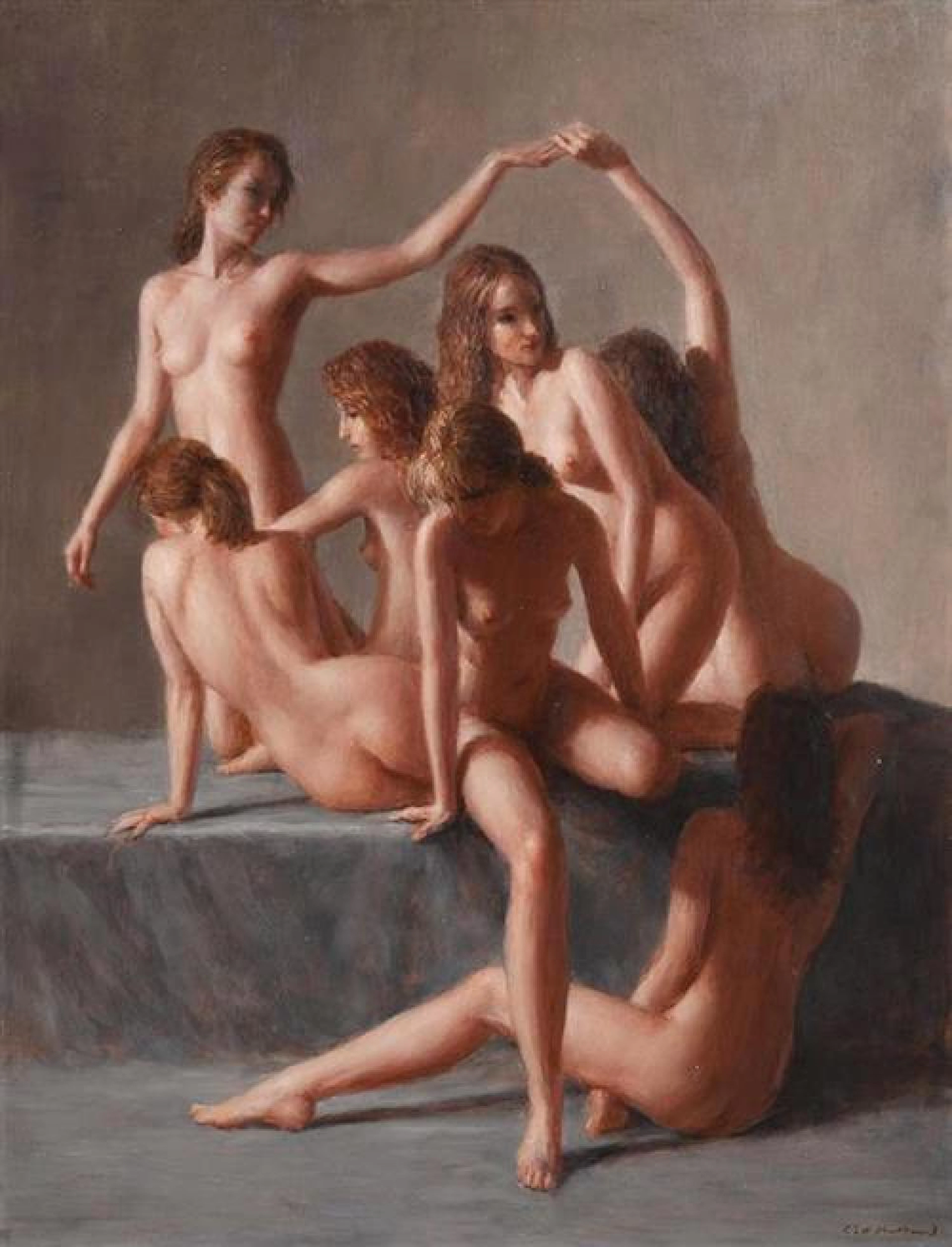 Harry Holland (b.1941) British Study for Rondo (2004)